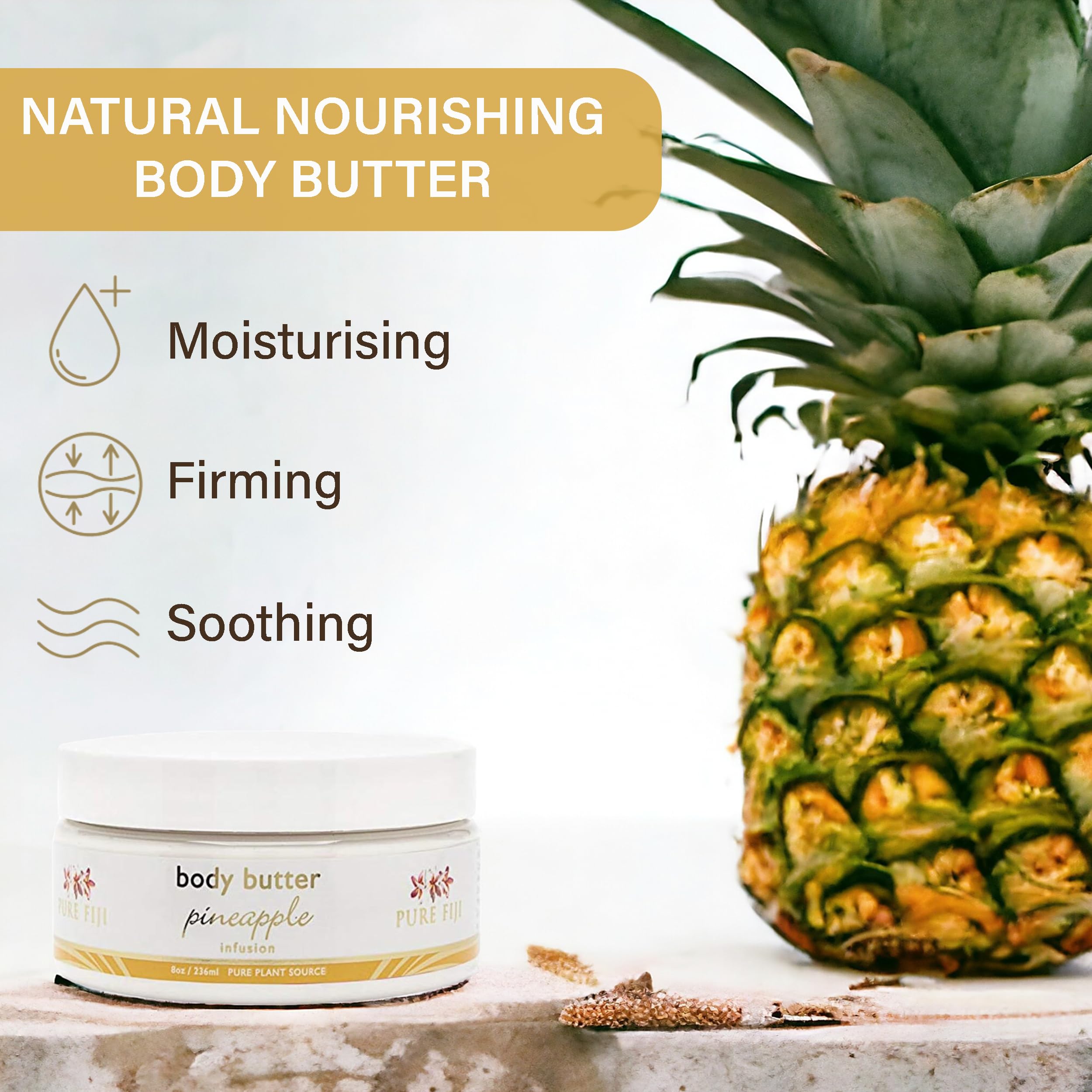 Pure Fiji Body Butter - Pineapple by Pure Fiji