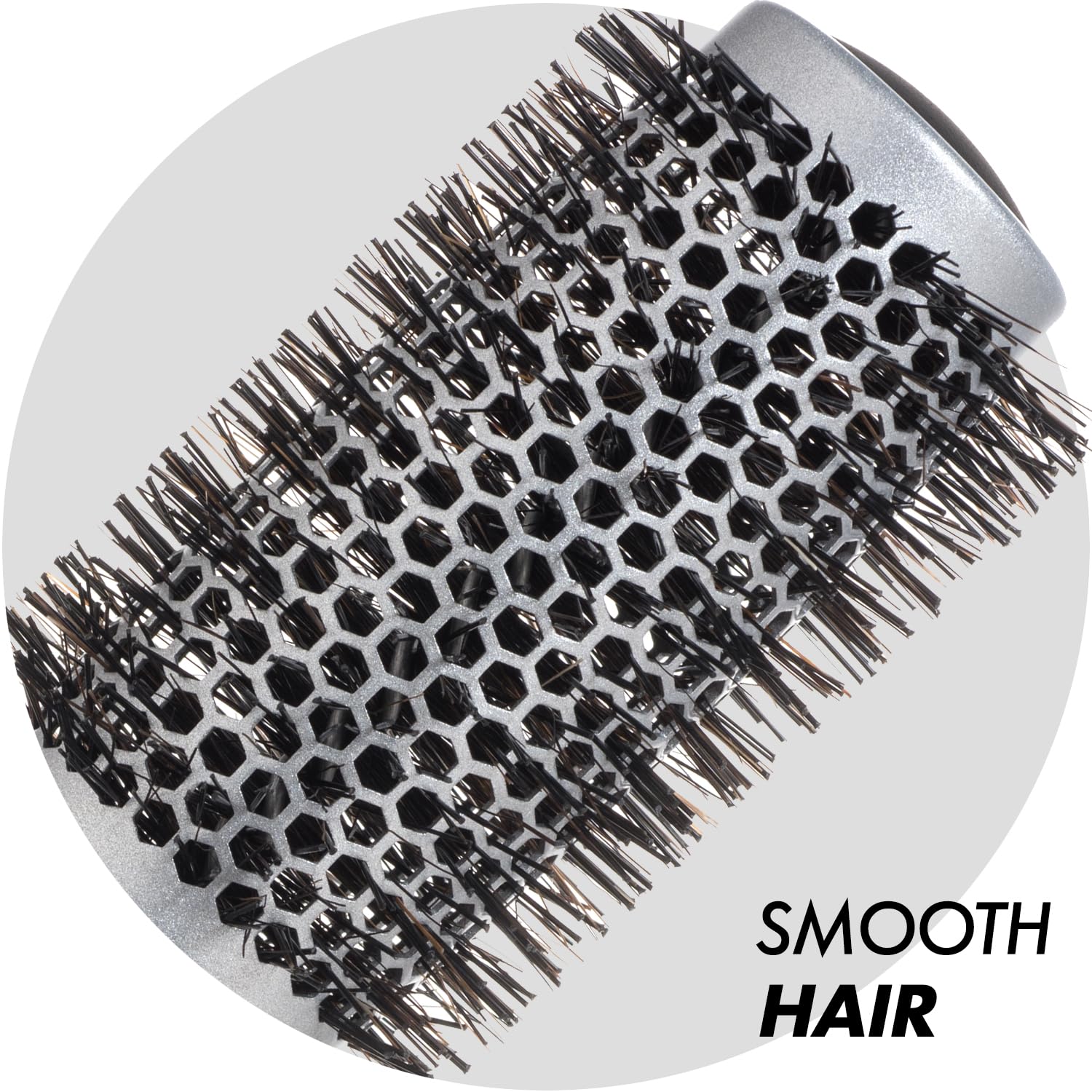 Sam Villa Signature Nylon and Boar Bristle Hair Brush Thermal Round Styling Brush