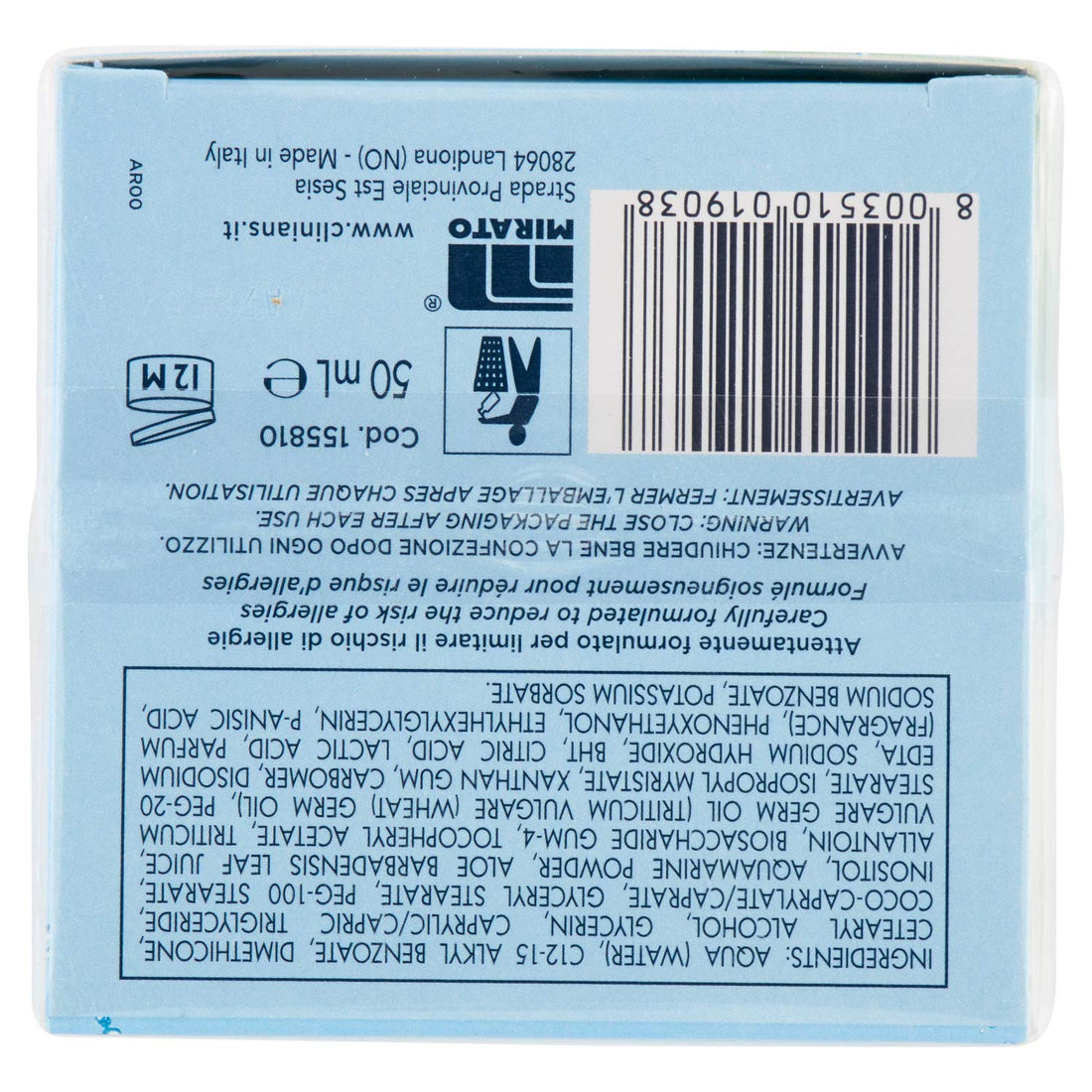 Clinians Clinica Della Bellezza Daily Moisturizing Cream From Italy, 1.7 Oz