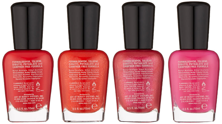 Zoya Polish Quad Nail Polish, Spreading Cheer