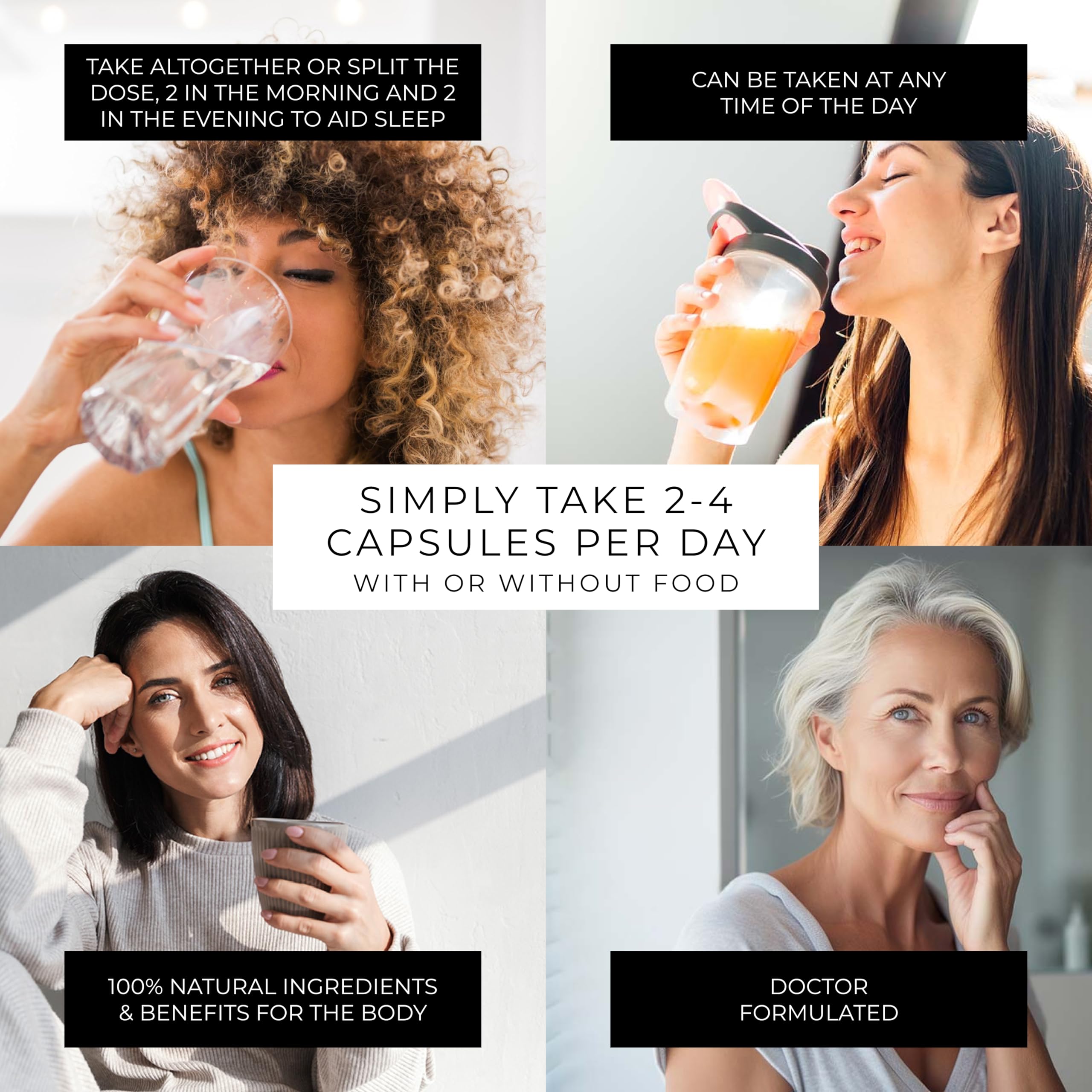 CORREXIKO Marine Collagen Supplement Pills - 1800mg Hydrolyzed Collagen Peptides per Serving with Added Hyaluronic Acid, Vitamin C & Minerals - for Hair, Skin & Nails - 120 Capsules 30 Day Supply