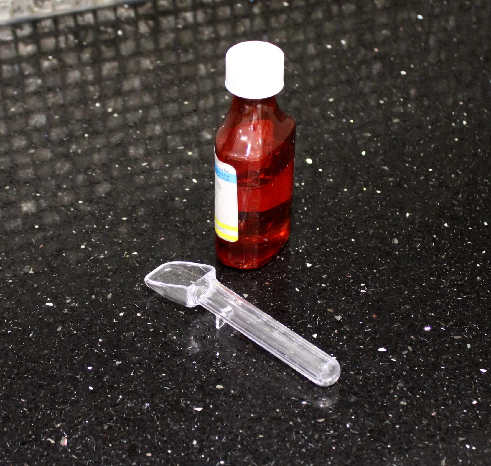 Dependable Industries 2 TSP (10ml) Calibrated Medicine Spoon Set 2 Pack BPA Free Easy to Read Calibrations Children Adults Seniors