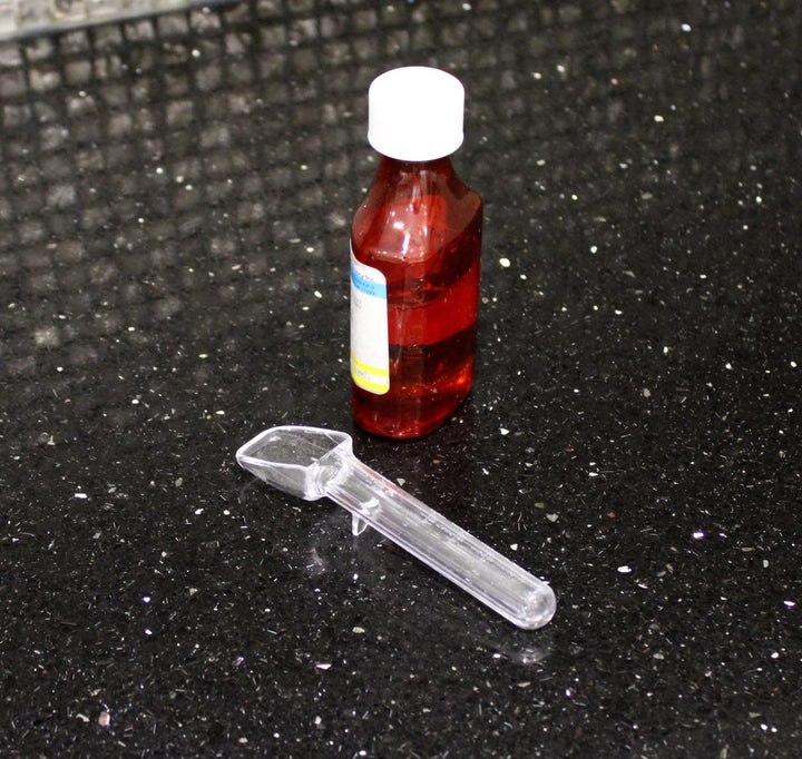 Dependable Industries 2 TSP (10ml) Calibrated Medicine Spoon Set 2 Pack BPA Free Easy to Read Calibrations Children Adults Seniors