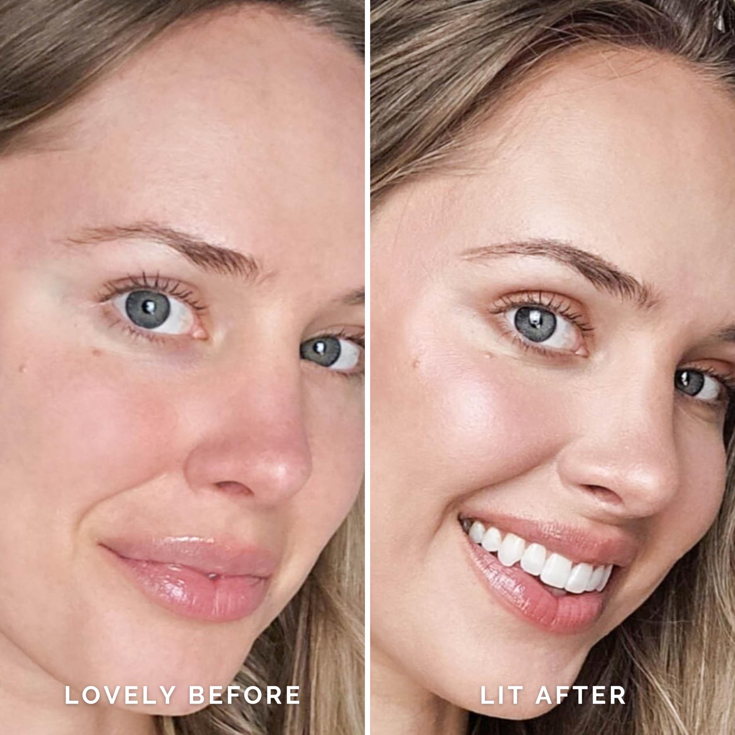 Elizabeth Mott Thank Me Later Glow Enhancer & Primer – Dermatologist & Allergy Tested – Illuminating Makeup Base & Highlighter for a Natural Glow – Vegan, Cruelty-Free - Light Sheer Glow Shade, 30g