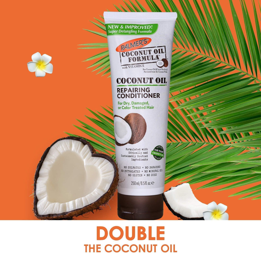 Palmers Coconut Oil Formula with Vitamin E Repairing Conditioner, 8.5 Ounce (Pack of 2)