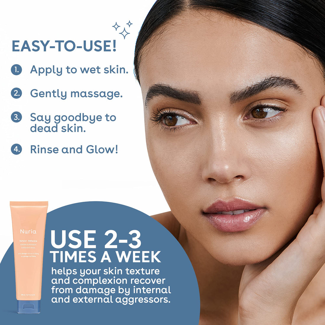 Nuria Defend Gentle Exfoliator 4.1 OZ