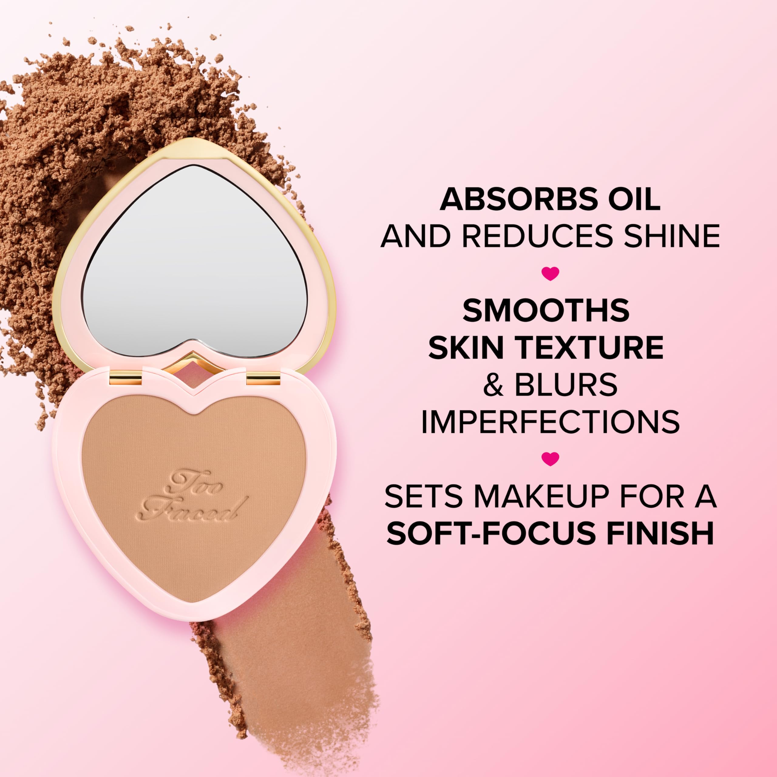 Too Faced Born This Way Soft Blur Flexible Finish Setting Powder | Lightweight, Vegan + Cruelty Free, 0.16 Ounce, Caramel