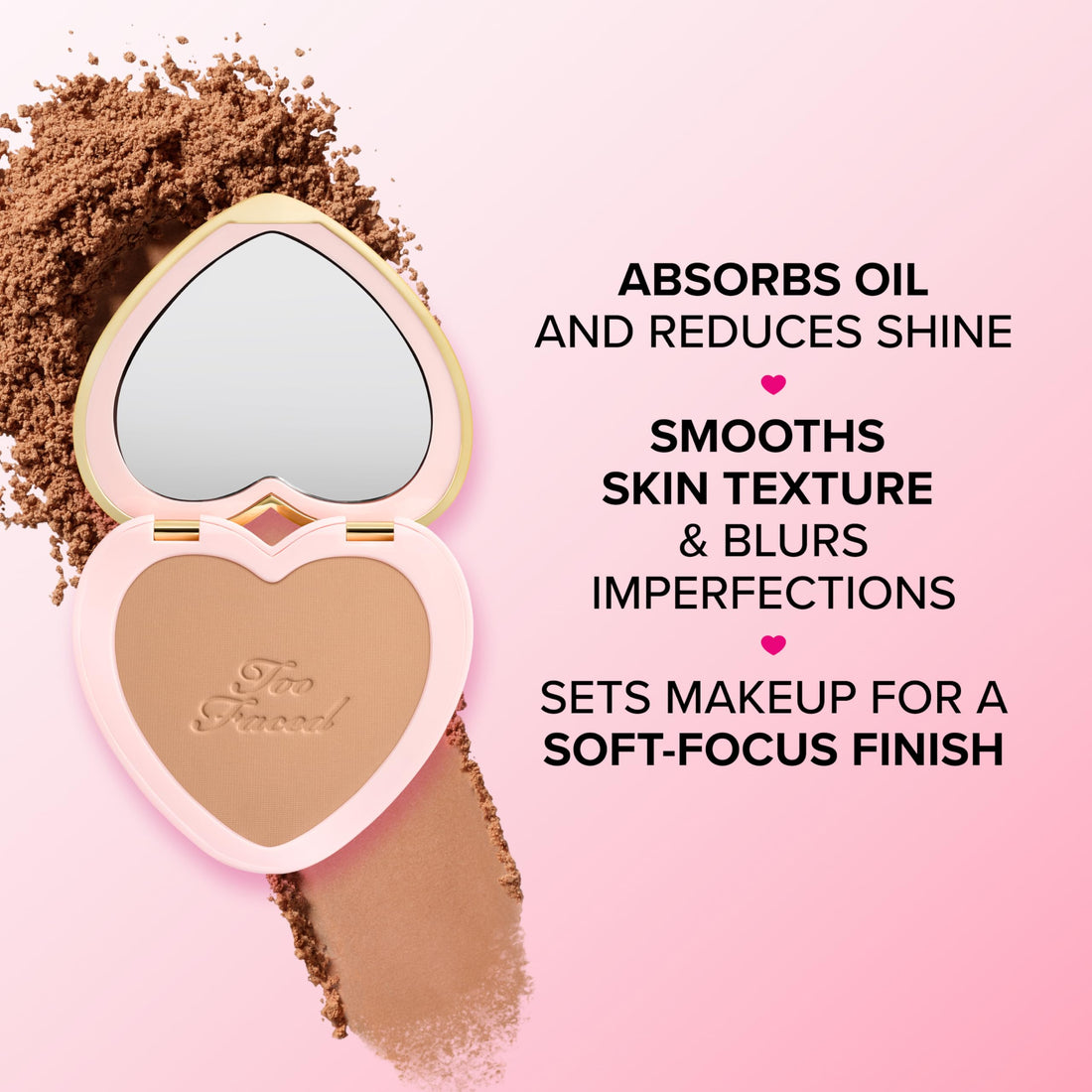 Too Faced Born This Way Soft Blur Flexible Finish Setting Powder | Lightweight, Vegan + Cruelty Free, 0.16 Ounce, Caramel