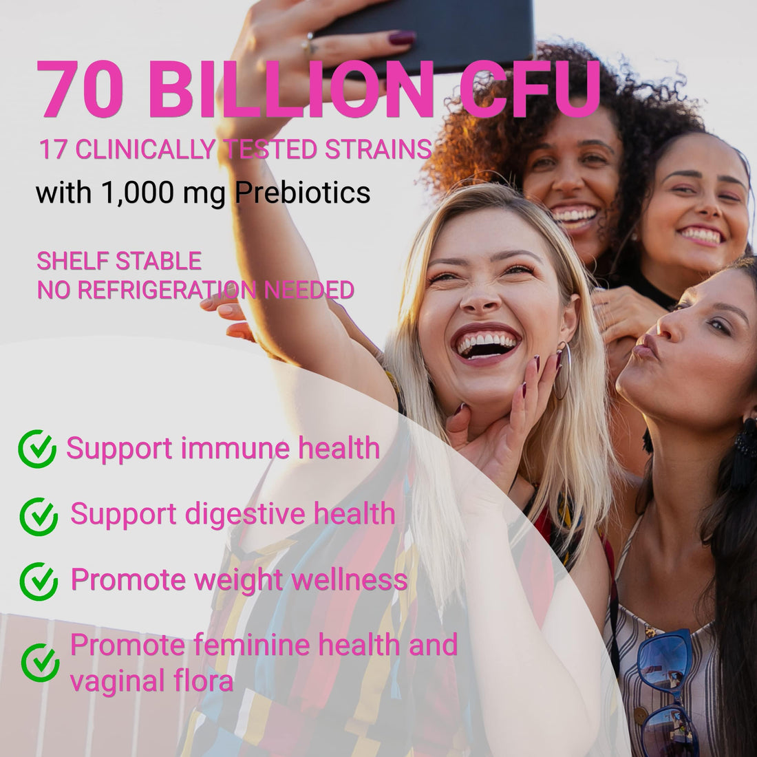 UpNourish Prebiotics, Probiotics and Caviar Colalgen for Women's Digestive & Weight Wellness, Skin Radiance, Joint Mobility, Feminine Health with Cranberry Extract & D-Mannose, 30 Fast-melt Packets