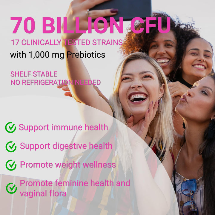 UpNourish Prebiotics, Probiotics and Caviar Colalgen for Women's Digestive & Weight Wellness, Skin Radiance, Joint Mobility, Feminine Health with Cranberry Extract & D-Mannose, 30 Fast-melt Packets