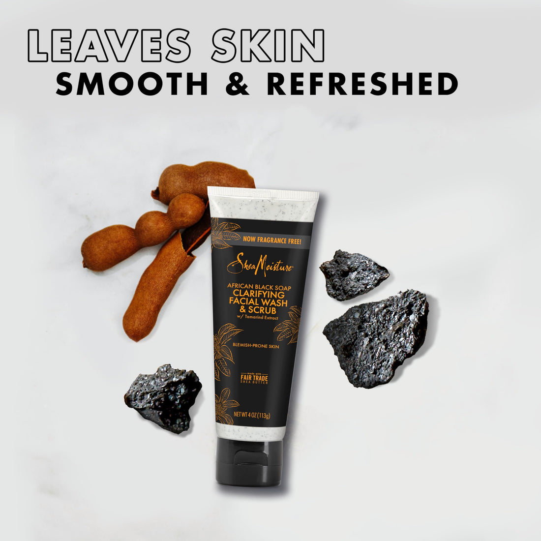SheaMoisture African Black Soap Problem Facial Wash & Scrub - 4 oz