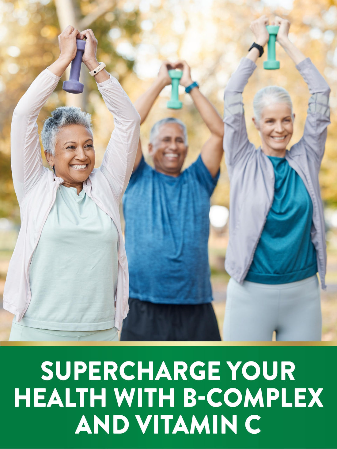 Nature's Truth Vitamin B Complex Plus Vitamin C | 100 Caplets | Vegan, Non-GMO & Gluten Free Supplement