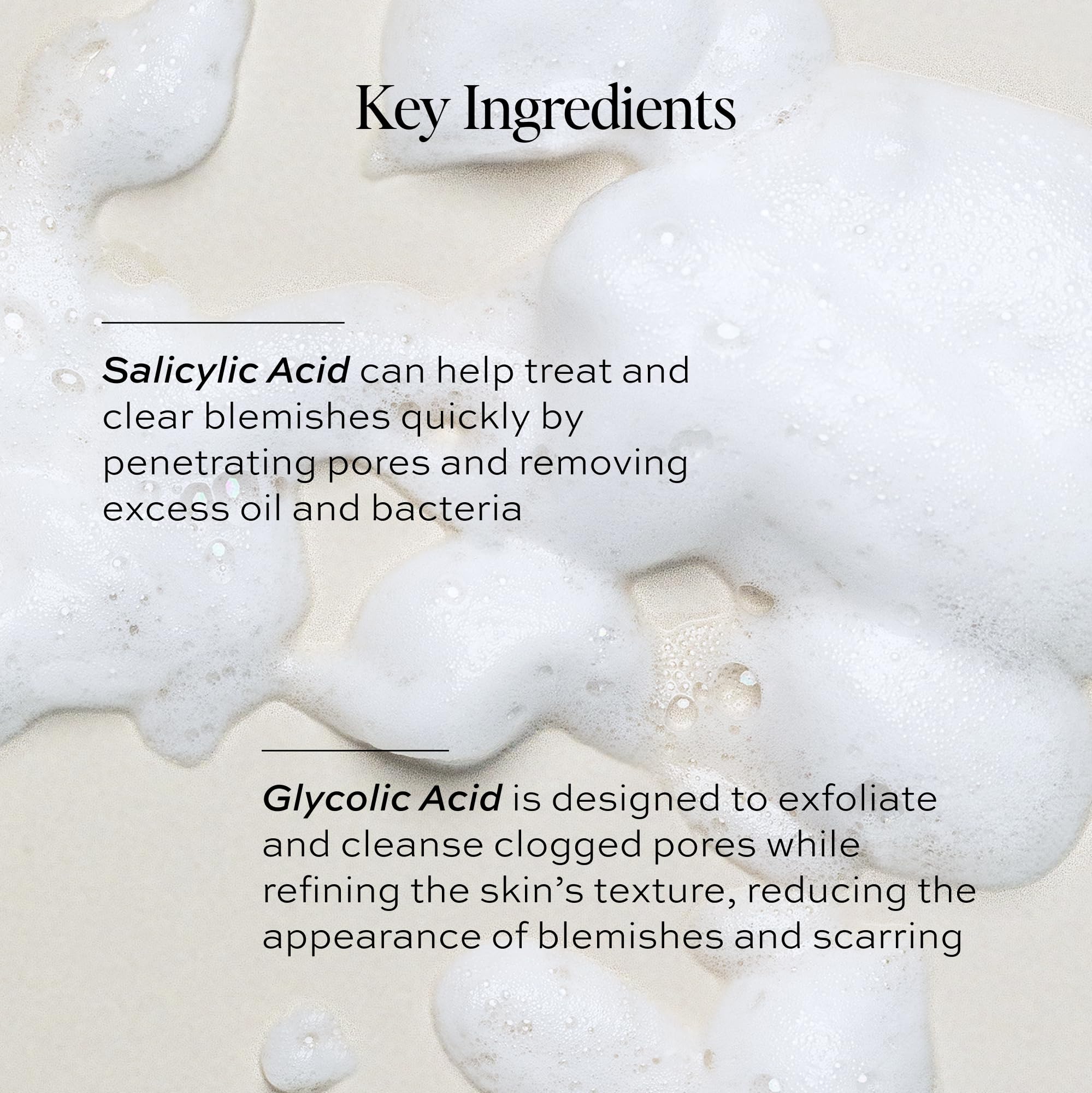 DIME Beauty Creamy Foam Cleanser, Foaming Face Wash, Daily Salicylic Acid Facial Cleanser for Oily Skin, 4 oz / 120 m