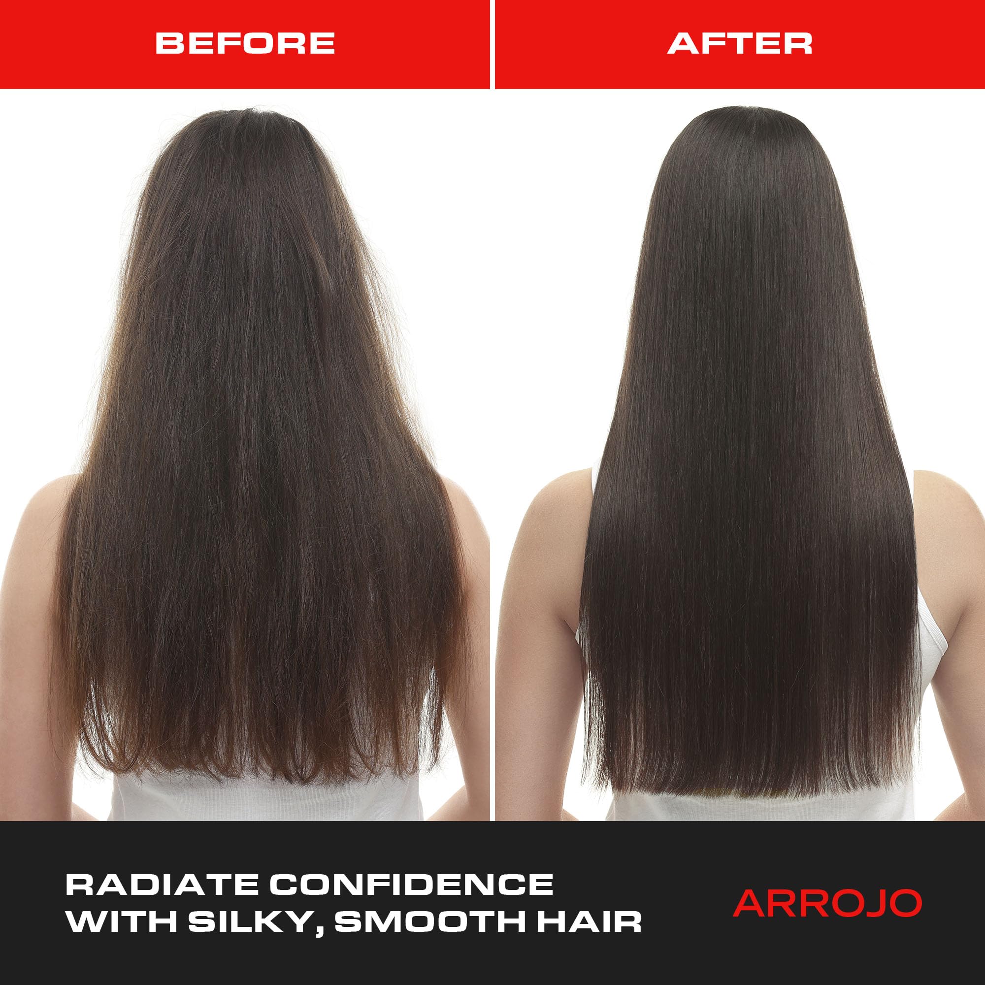 Arrojo Gentle Shampoo, 8.5oz – Sulfate Free Shampoo with Vitamin B5, Coconut, Avocado & Sesame Seed Oils – Moisturizing Cleanser for Keratin-Treated & Damaged Hair