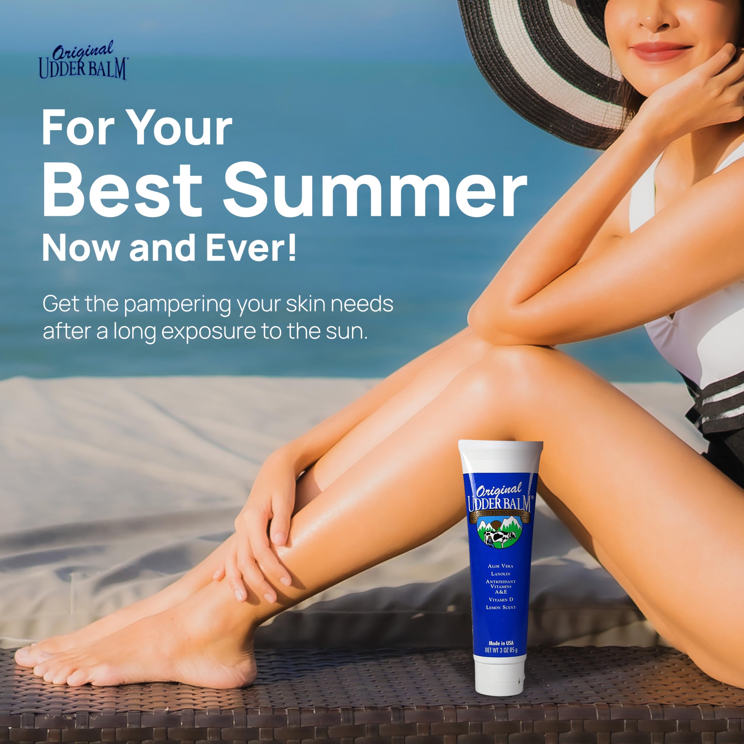 Original Udder Balm Moisturizing Cream 3oz Tube