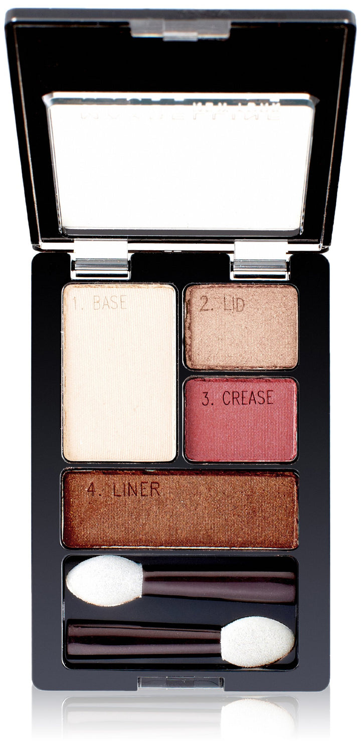Maybelline Expert Wear Eyeshadow Quads, Designer Chocolates, 0.17 oz.