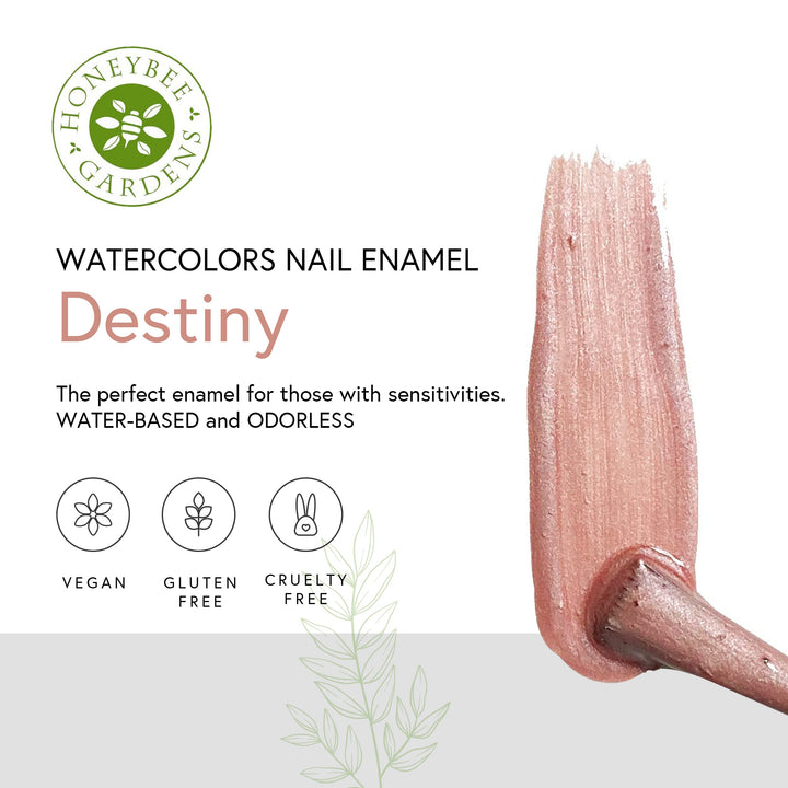 Honeybee Gardens Watercolors Nail Enamel Destiny | Non Toxic | Water-Based | Earth Friendly