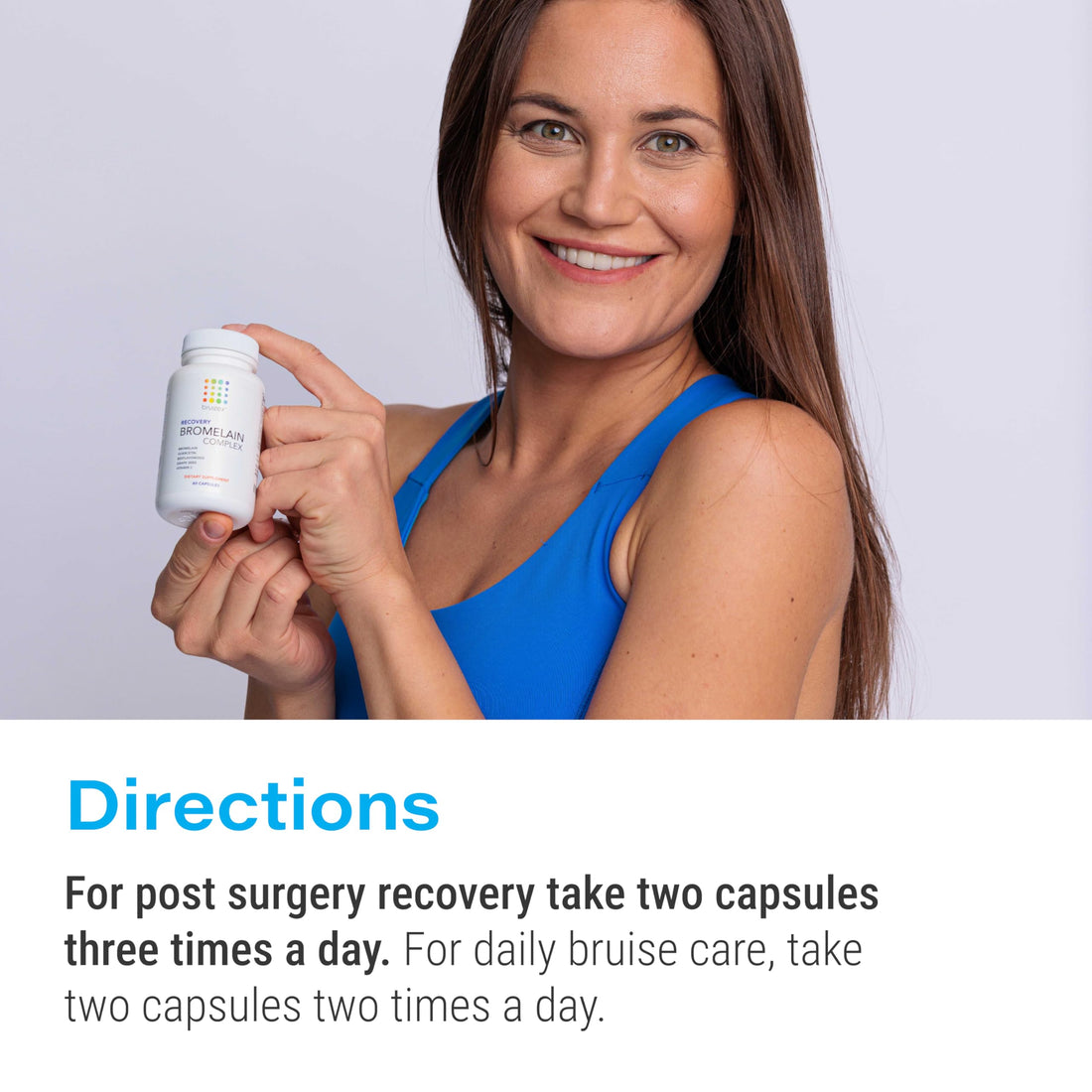 Bromelain & Quercetin Recovery Complex I Post Surgery Recovery I Bruising, Swelling Relief, Lymphatic Drainage I Post 360 lipo, BBL, Liposuction, Tummy Tuck I Non GMO 60 caps