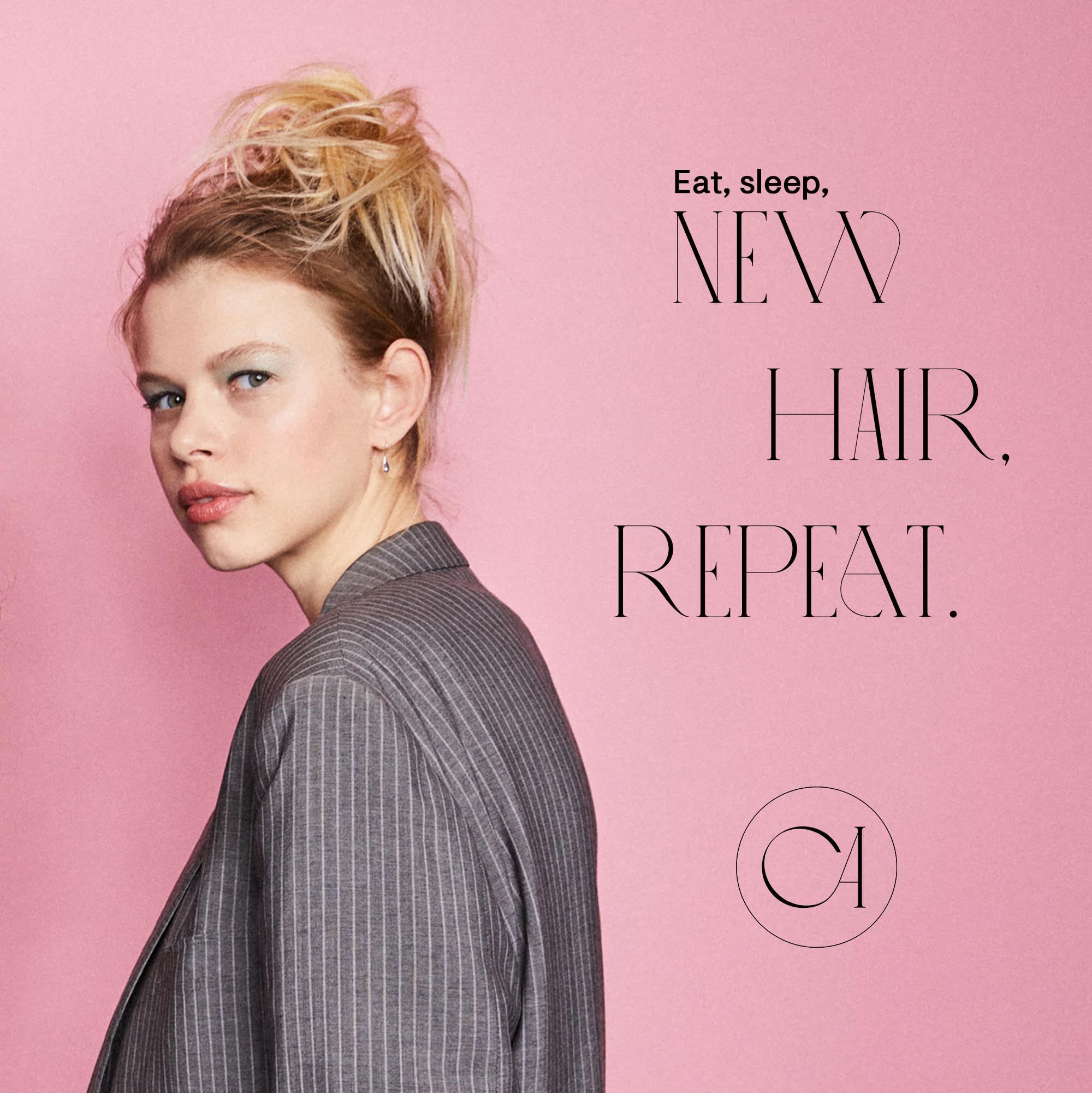 Platinum Blonde #613 : PRETTYSHOP Hairpiece Hair Rubber Scrunchie Scrunchy Updos Wavy Messy Bun Platinum Blonde G16A