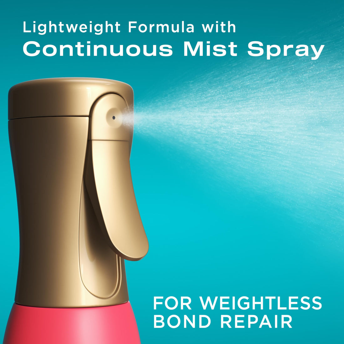OGX Repair & Protect Bond Protein Repair 450°F Heat Protect Spray, Thermal Protection Spray for Targeted Damage Repair & Protection from Heat Damage, 6.5 fl. oz