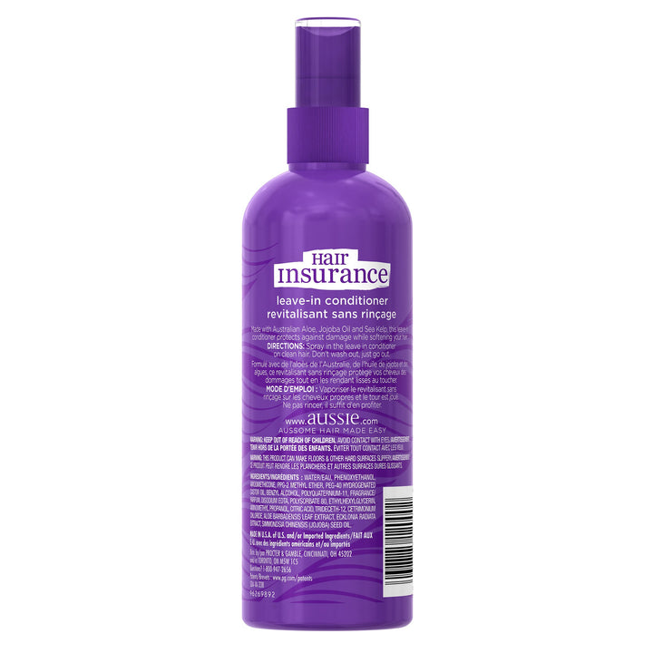 Aussie Hair Insurance Leave-In Conditioner 8 Fluid Ounce