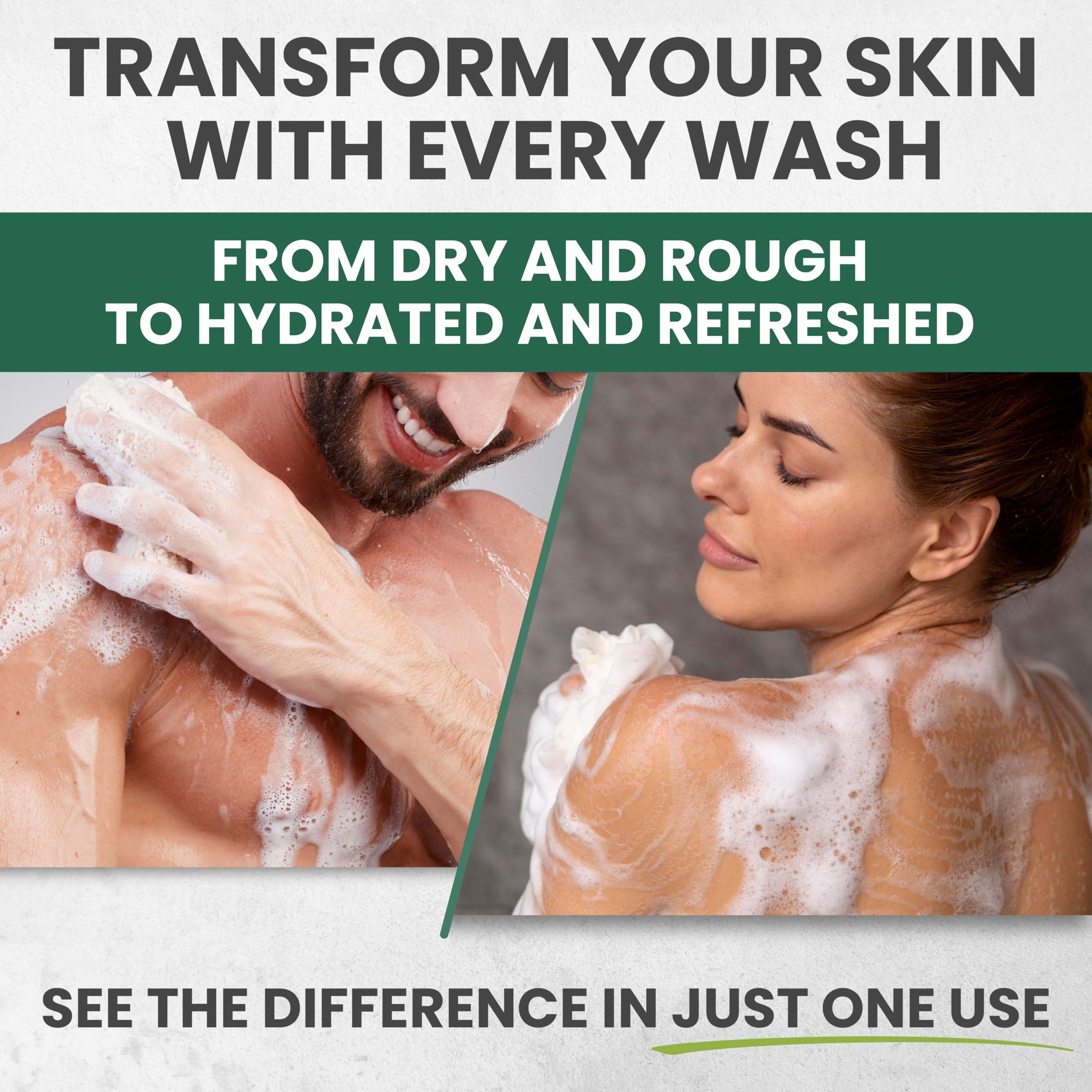 KESMEDIK Tea Tree Oil Body Wash MaxTherapy | Antibacterial & Antifungal Defense for Athlete’s Foot, Ringworm, Body Odors & Acne, Soothing Relief for Sensitive, Dry, Itchy Skin (16 fl oz, 2-Pack)