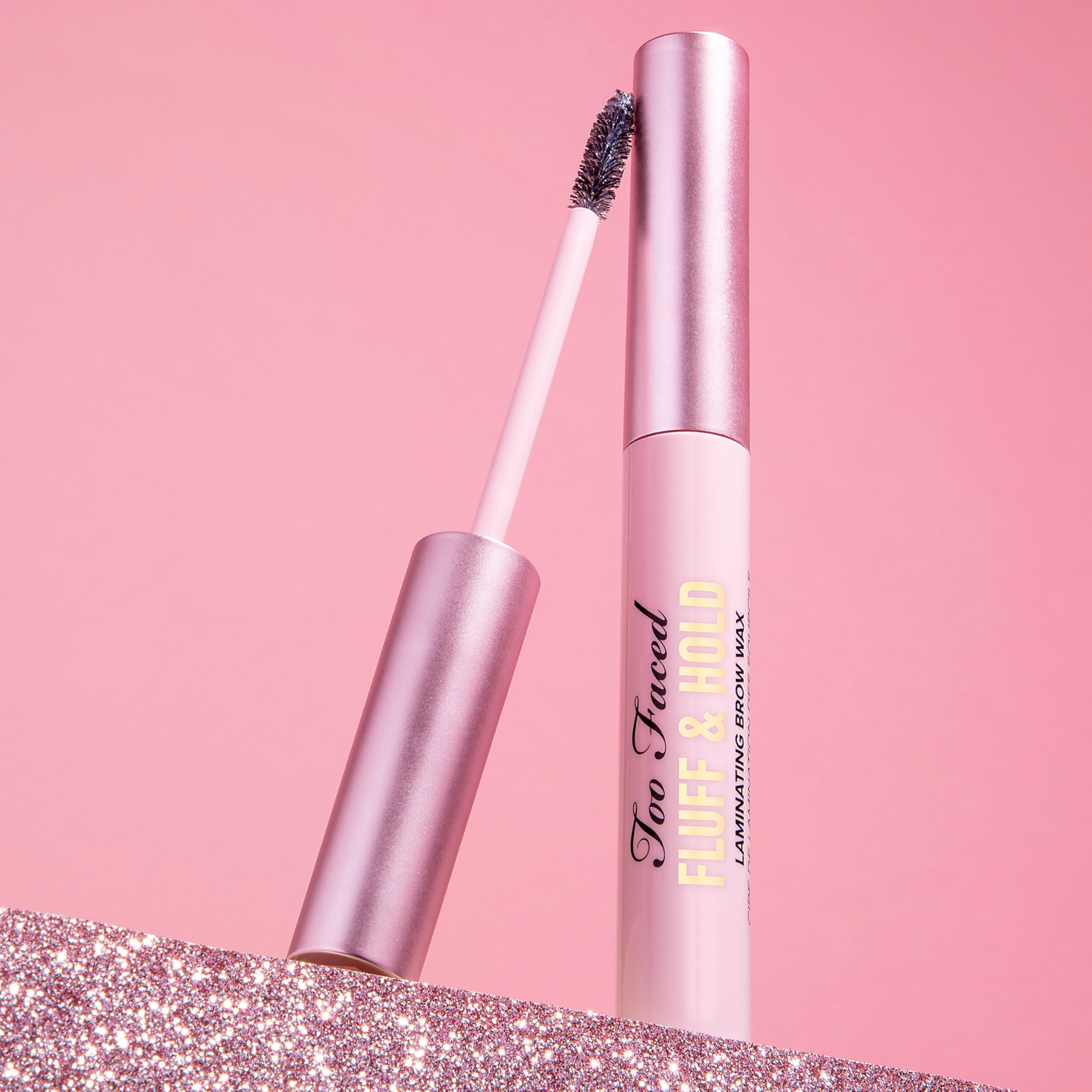 Too Faced Fluff & Hold Laminating Brow Wax | Volumizing, Vegan + Cruelty Free, 0.32 Ounce