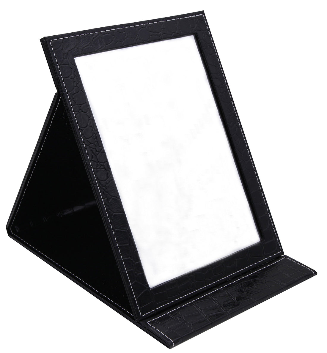 Black : Famiry Large Portable Folding Mirror with Standing for Making Up, Black