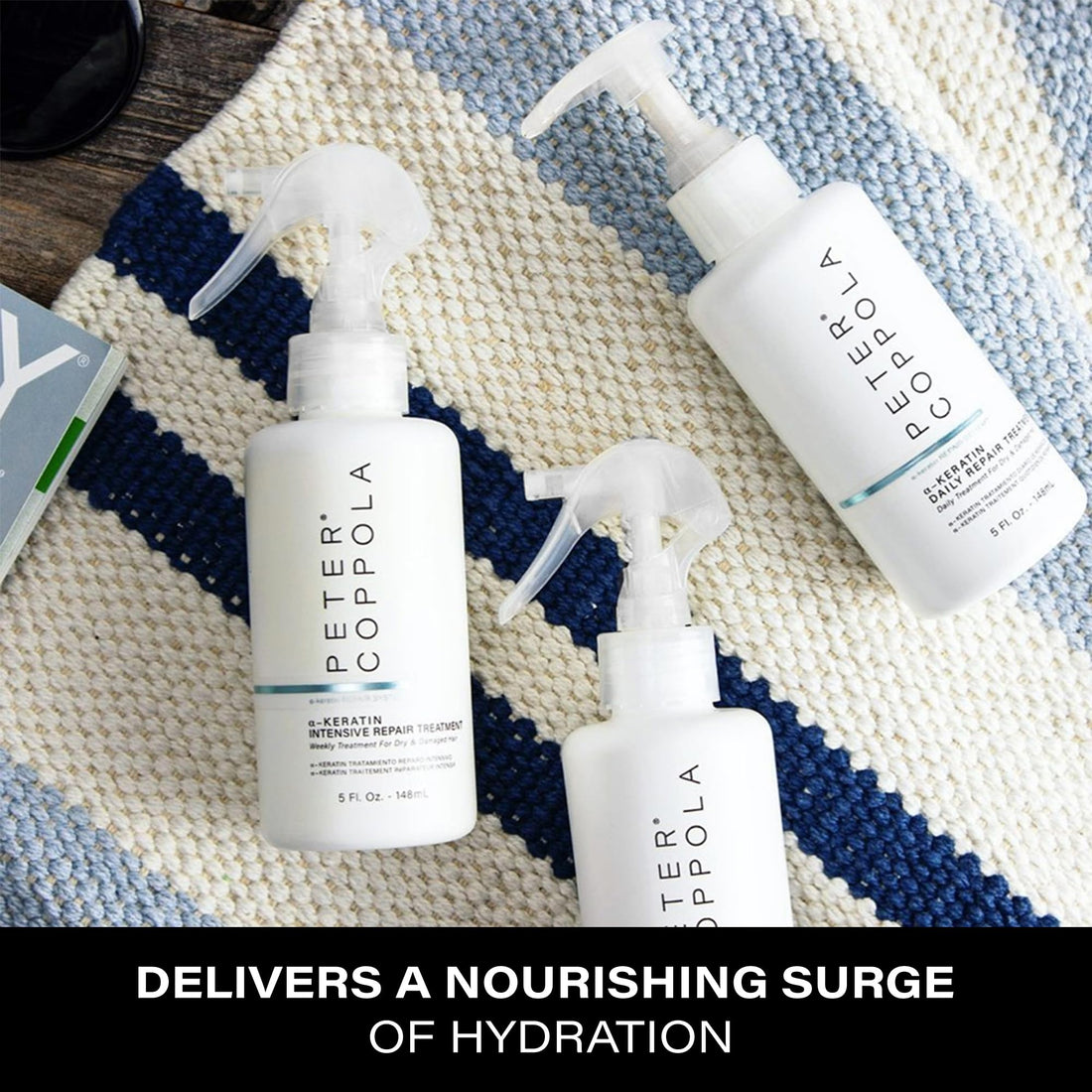 Peter Coppola a-Keratin Best Friend Spray - Leave In Conditioner Spray For Dry Damaged Hair Reduces Breakage While It Detangles, Smooths & Repairs Split Ends. Infused With Argan Oil & Aloe (5 oz)