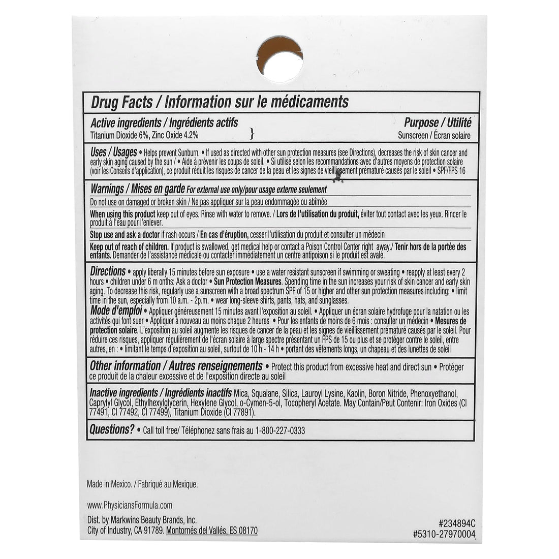 Physicians Formula Mineral Wear Pressed Powder, Buff Beige, 0.30 Ounce