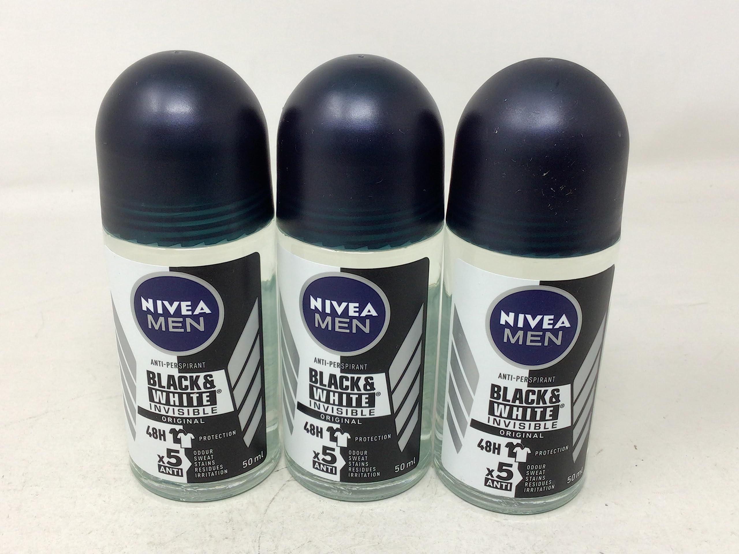 NIVEA MEN Anti-perspirant Deodorant roll no for men 50ml (Dry Impact)