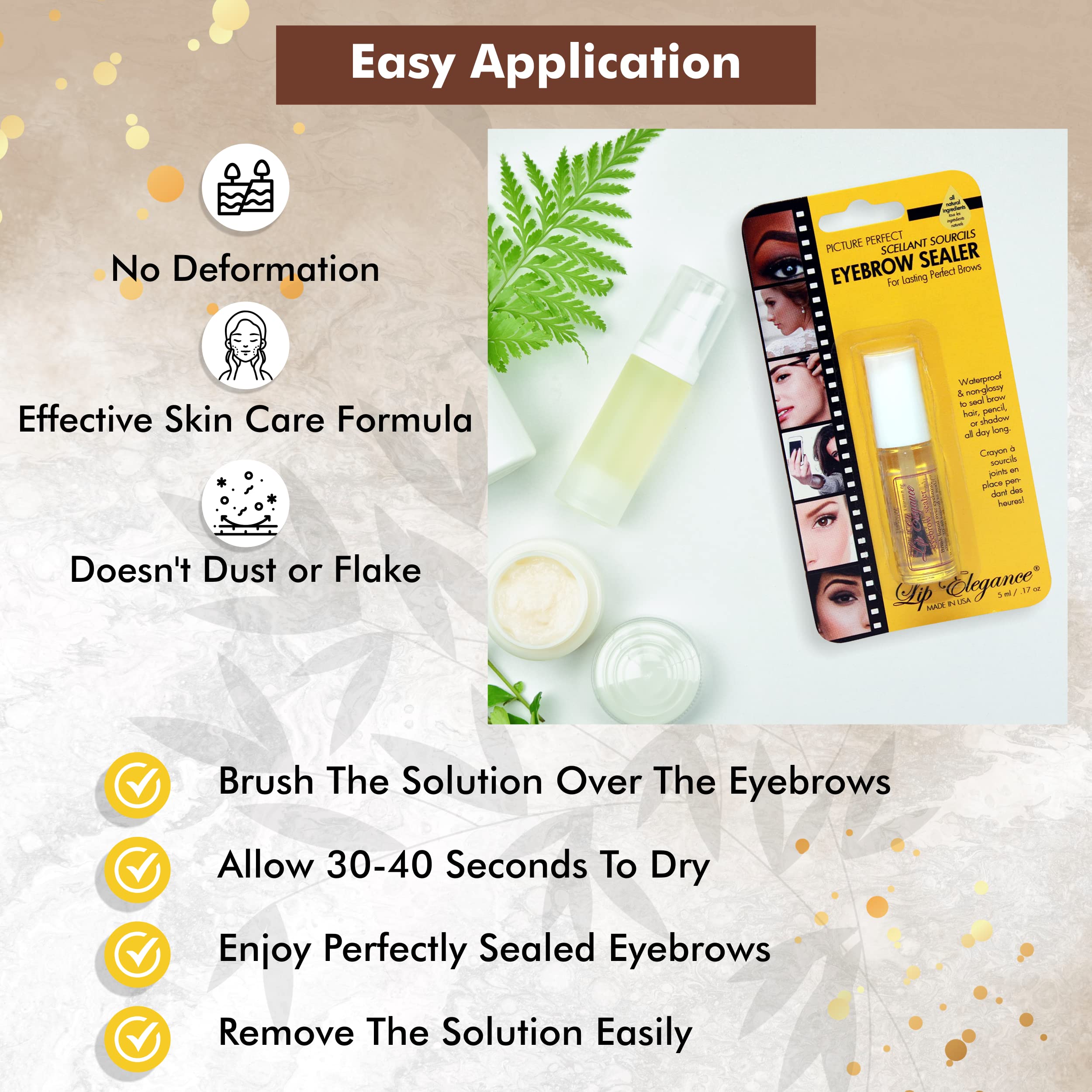 Lip Elegance Eyebrow Sealer, 0.17 oz