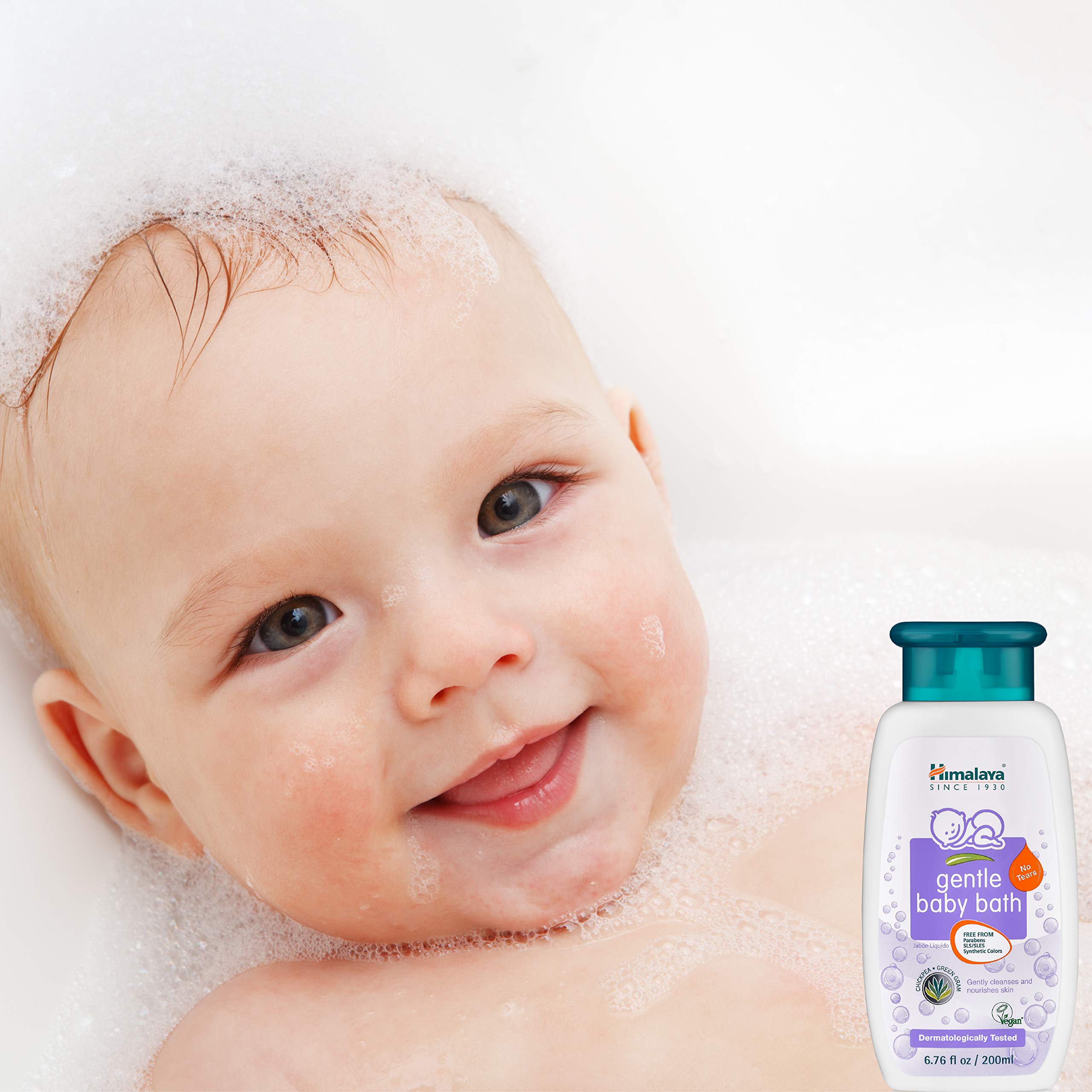 Himalaya Herbal Healthcare Gentle Baby Bath, 6.76 Fluid Ounce