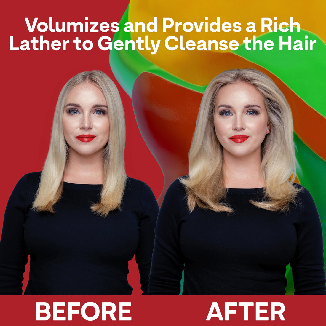 Colorproof Volume Holiday Gift Set — Volume Shampoo (8.5 Fl. Oz.), Volume Conditioner (8.5 Fl. Oz.), and Volume Blow Dry Spray Primer (6 Fl. Oz.) — White Nectarine Scent