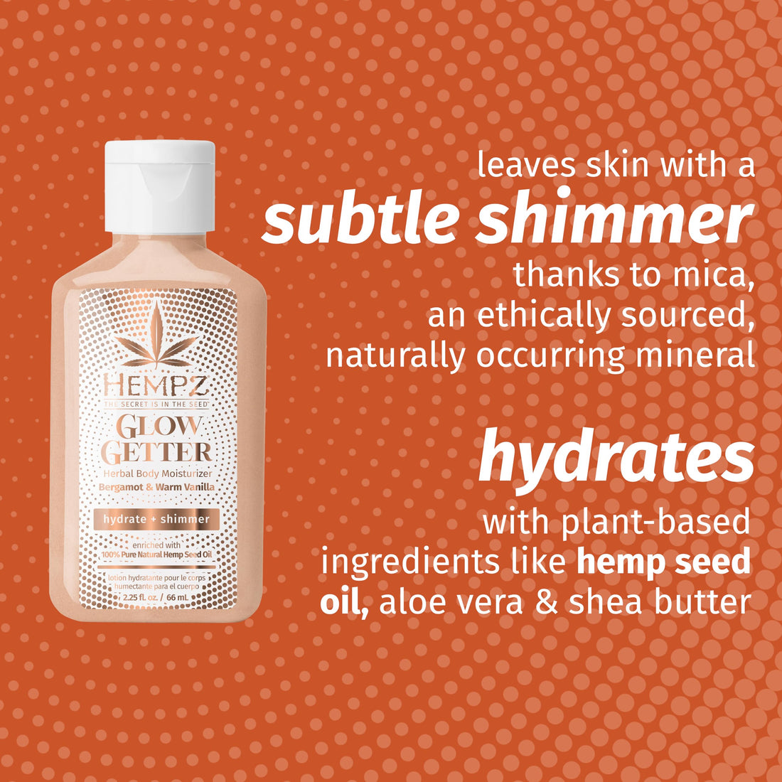 Mini Glow Getter Herbal Body Moisturizer 2.25 oz.