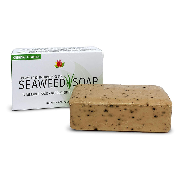 Reviva Original Formula Seaweed Soap 4.5 OZ. (127.5 G), Naturally Clean and Deodorize Your Skin With This Freshly Scented Soap