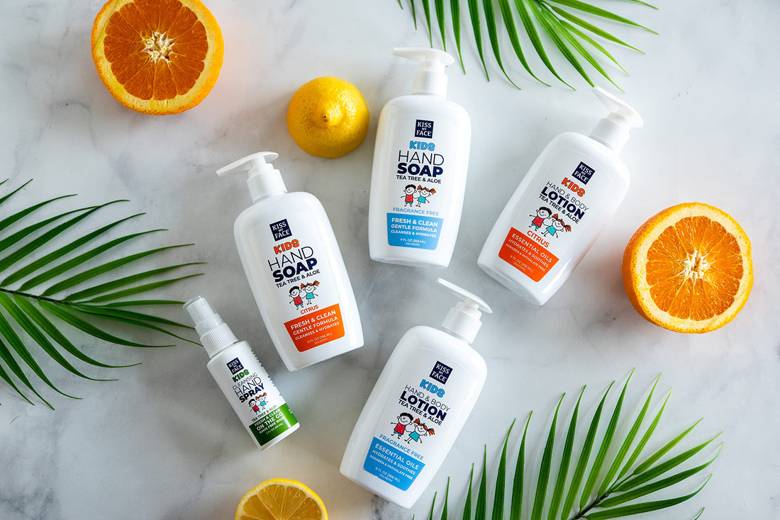 KISS MY FACE Kids Citrus Hand and Body Lotion, 9 OZ