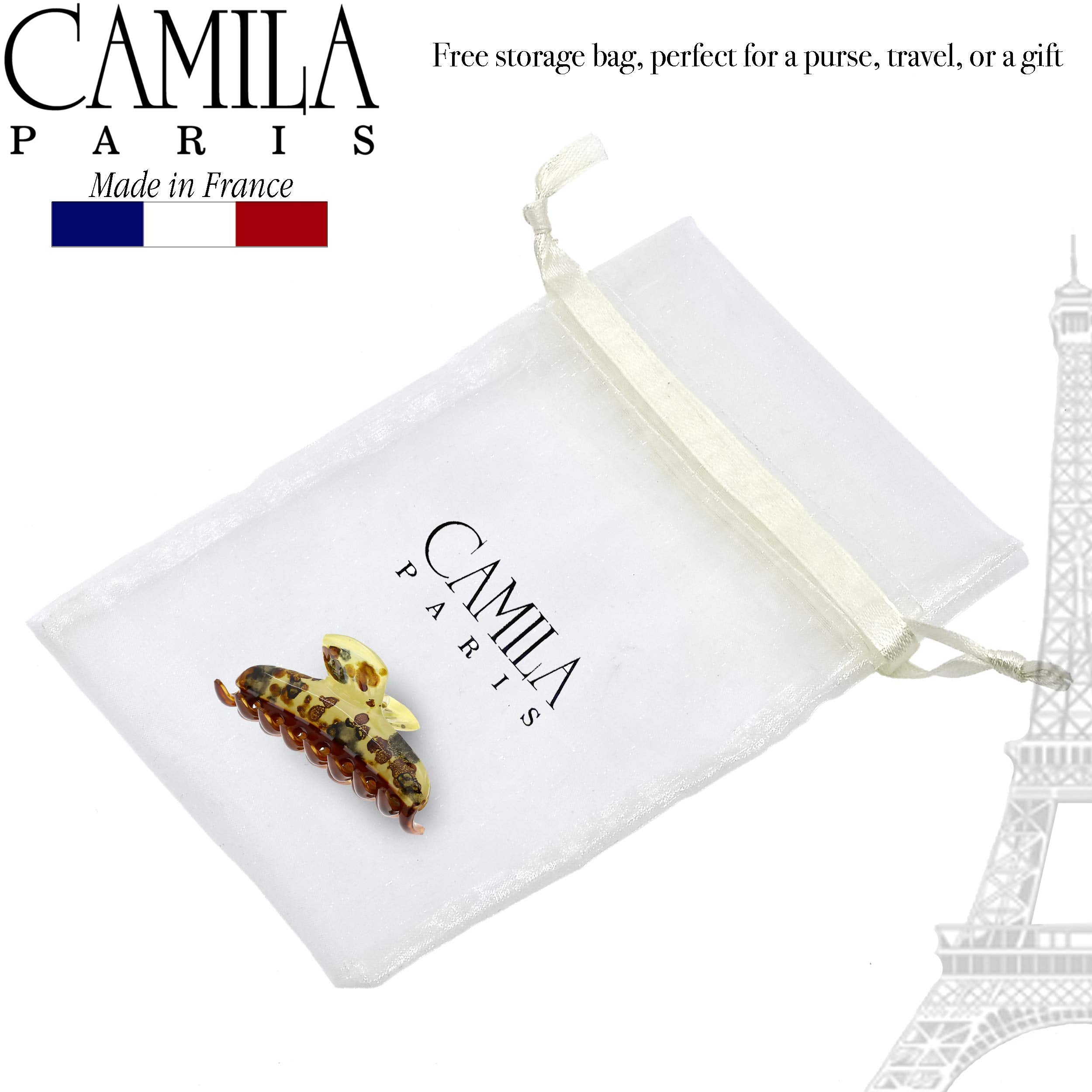 Camila Paris MP30 French Hair Clips for Women, Girls Hair Claw Clips Jaw Fashion Durable and Styling Hair Accessories for Women, Strong Hold No Slip Grip, Made in France
