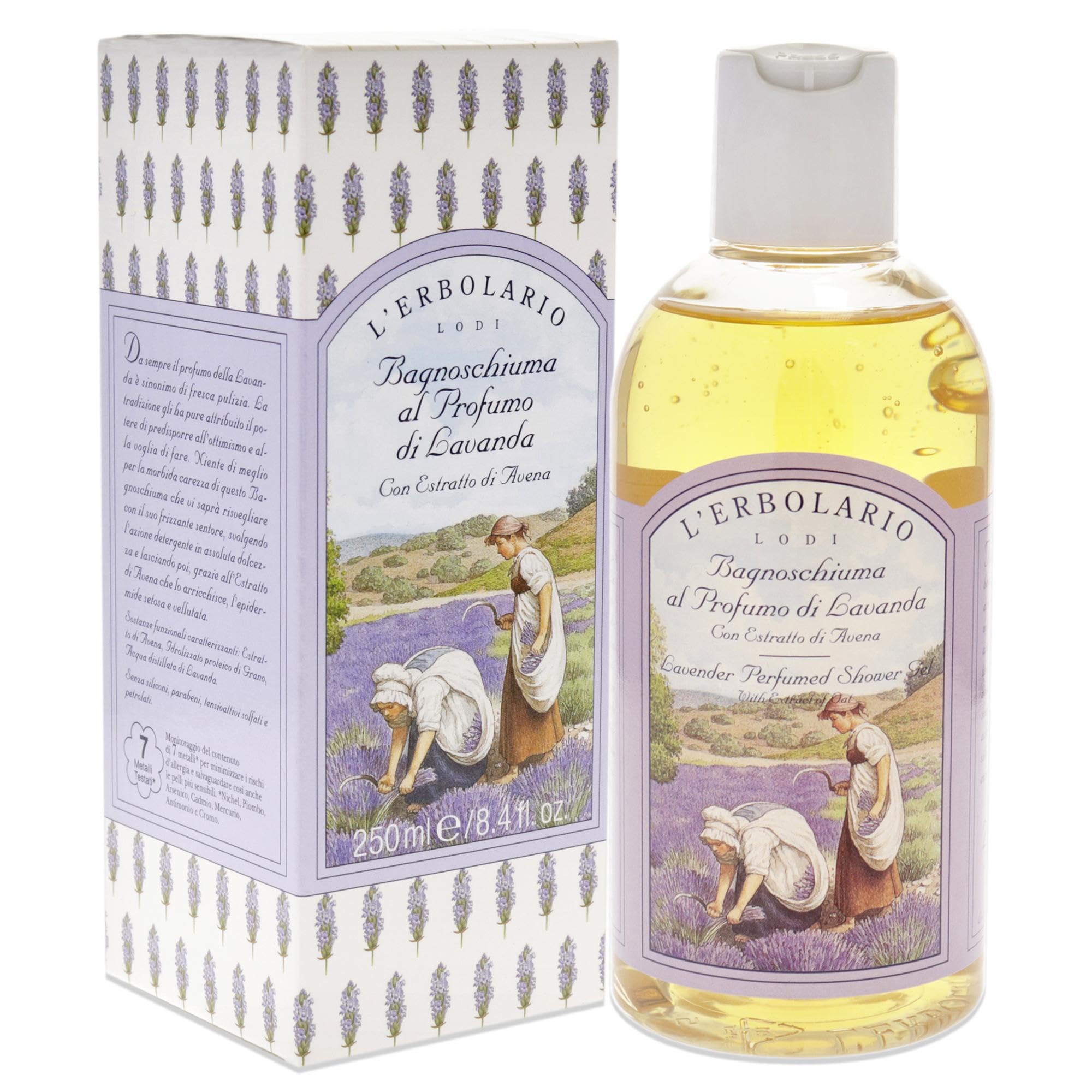 Lavanda (Lavender) Bath Foam by L'Erbolario Lodi