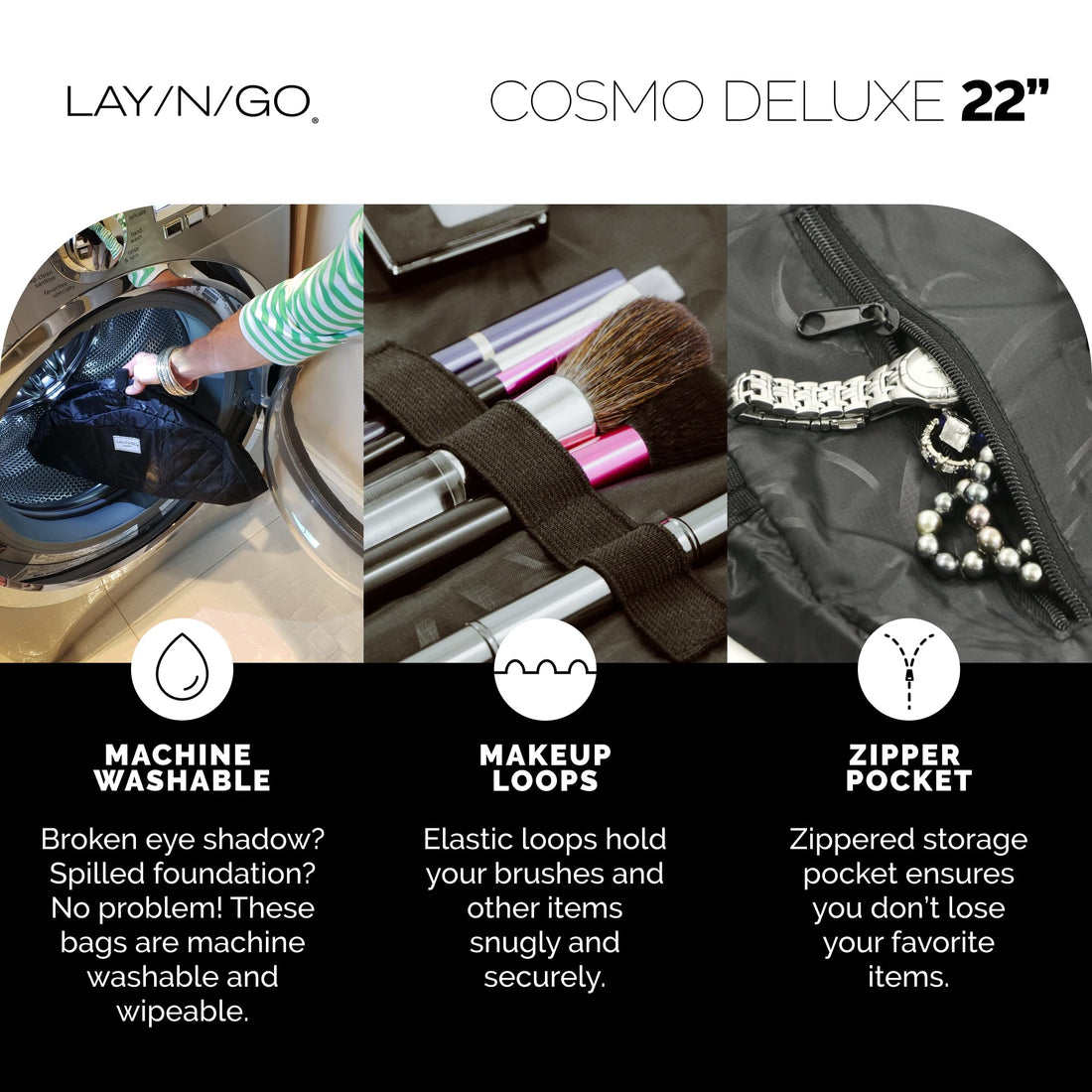 Lay-n-Go Cosmo Deluxe Black