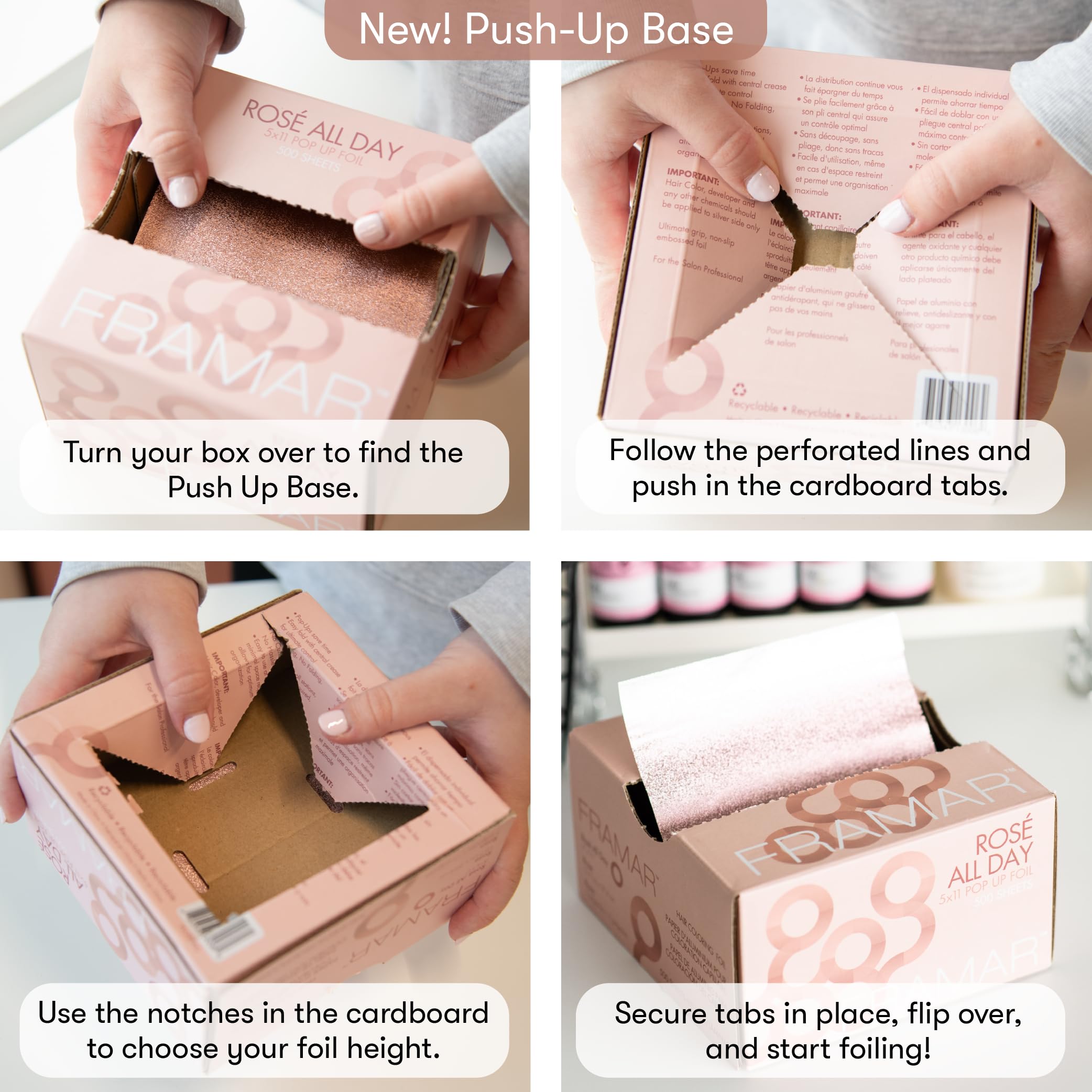 Framar Ros All day Pop up Foil 5x11-500 Count