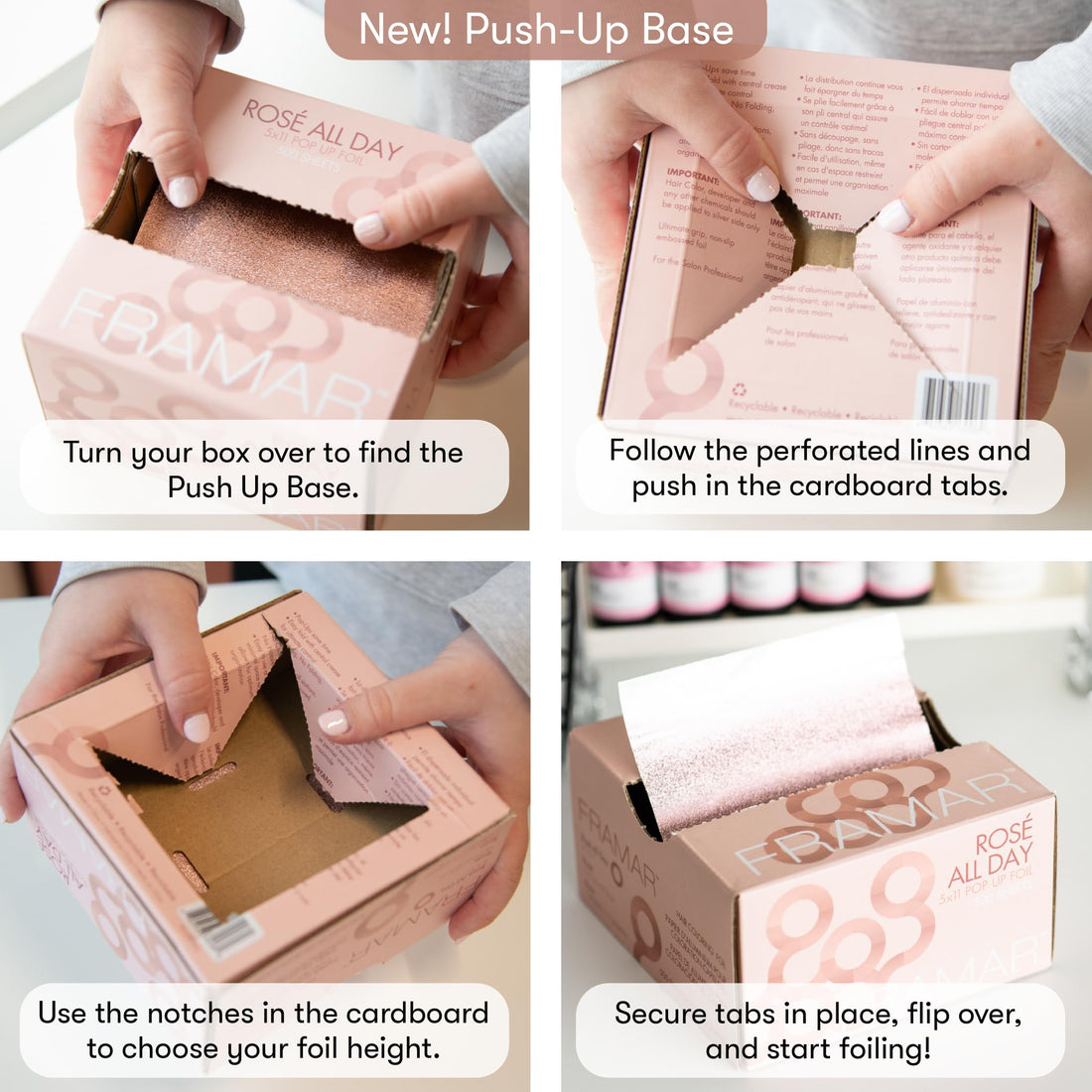 Framar Ros All day Pop up Foil 5x11-500 Count