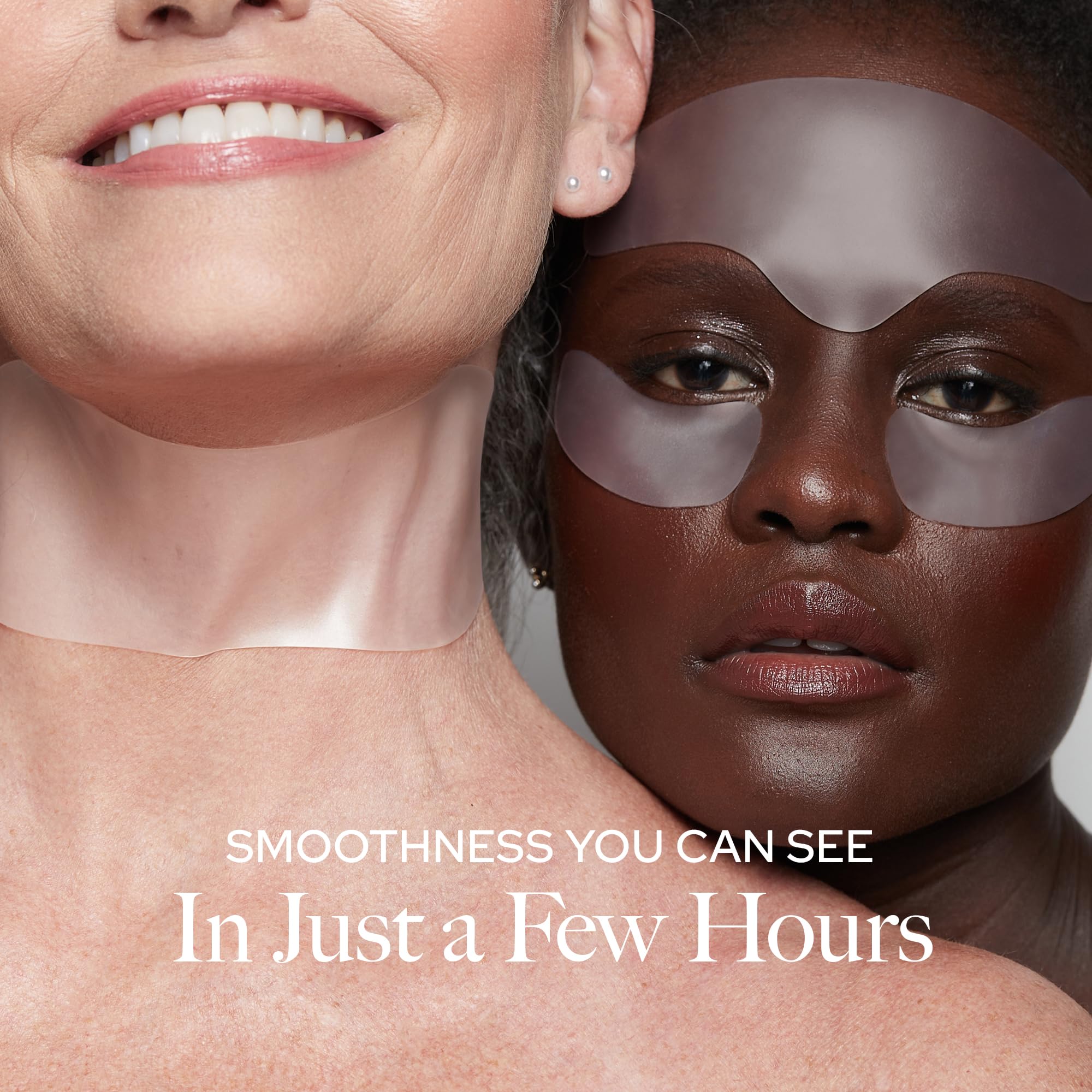 SiO Beauty FaceLift - Reusable Anti-Wrinkle Patches for Neck, Forehead, Eye & Smile - Overnight Smoothing Silicone for Fine Lines, Wrinkles, and Aging