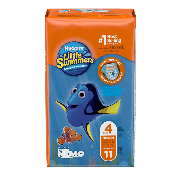 Huggies Little Swimmers Swim Diapers Disposable Swim Pants, Size 3 Small, 40 Ct