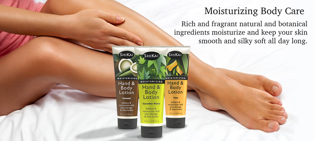 Shikai - Natural Moisturizing Hand & Body Lotion, Softens & Moisturizes with Aloe, Borage and Shea Butter (Gardenia, 8 Ounce, Pack of 3)