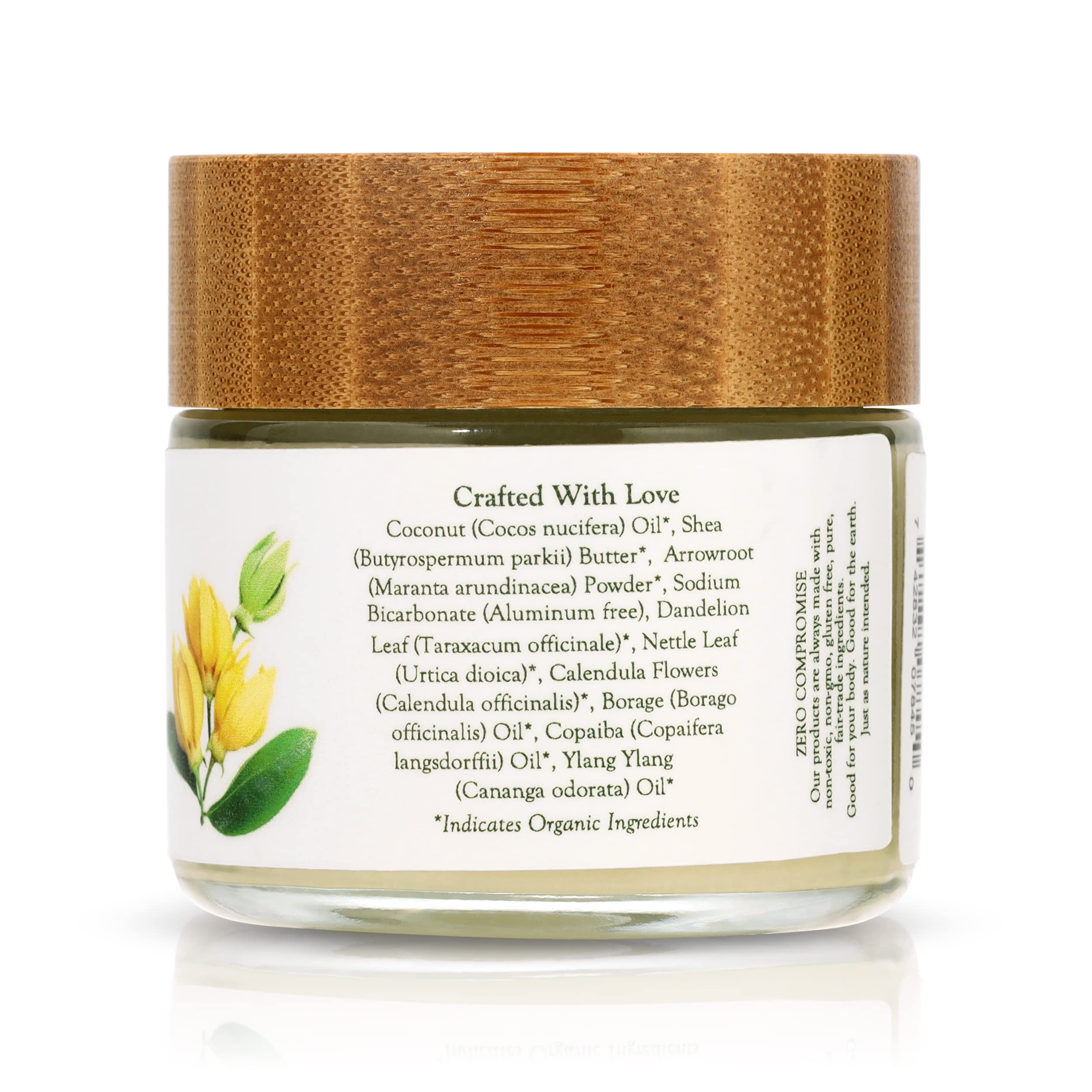 Green Forest Lady - Pure, Organic Deodorant for Women and Men, Aluminum-Free Deodorant, Paraben-Free, Vegan, Copaiba, Ylang Ylang, Natural, Stay Fresh All Day - 2 FL OZ/59.15 ML