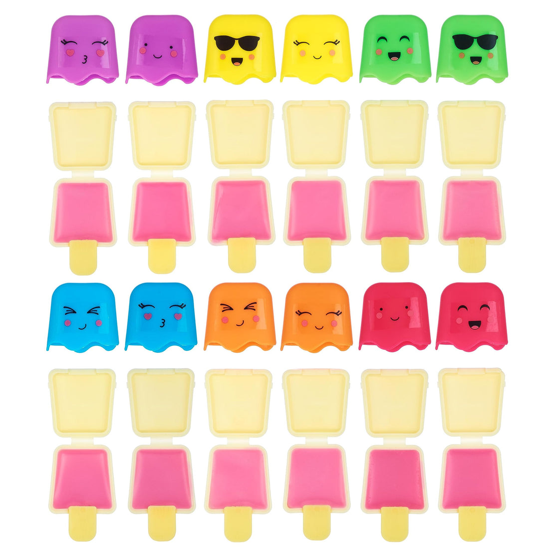 Expression Girls 12PC Flavored Lip Gloss Set for Girls with Carrying Case