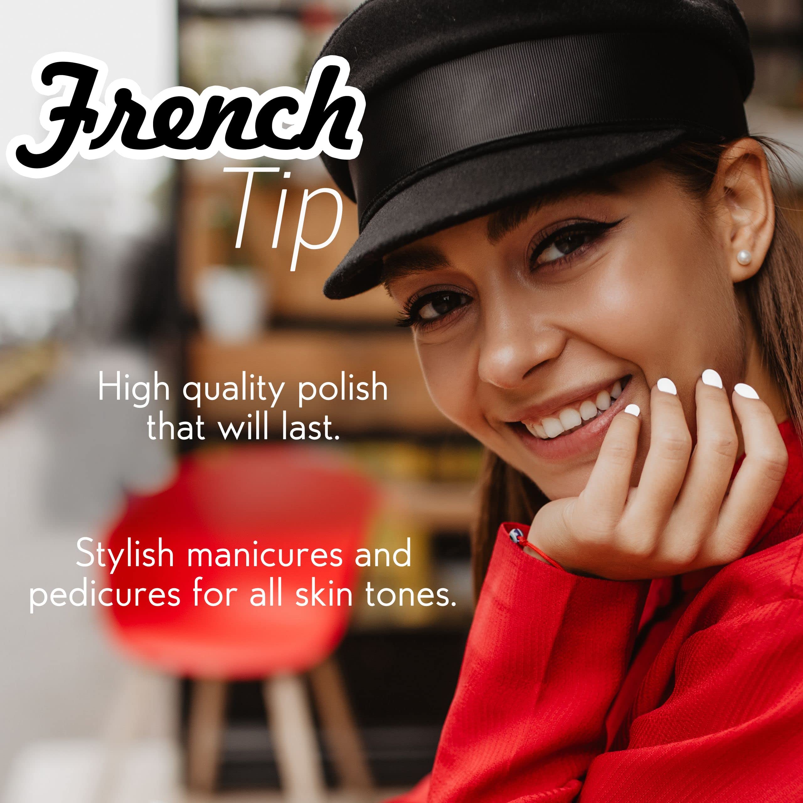 Color Club Nail Polish, White, French Tip.05 Ounce