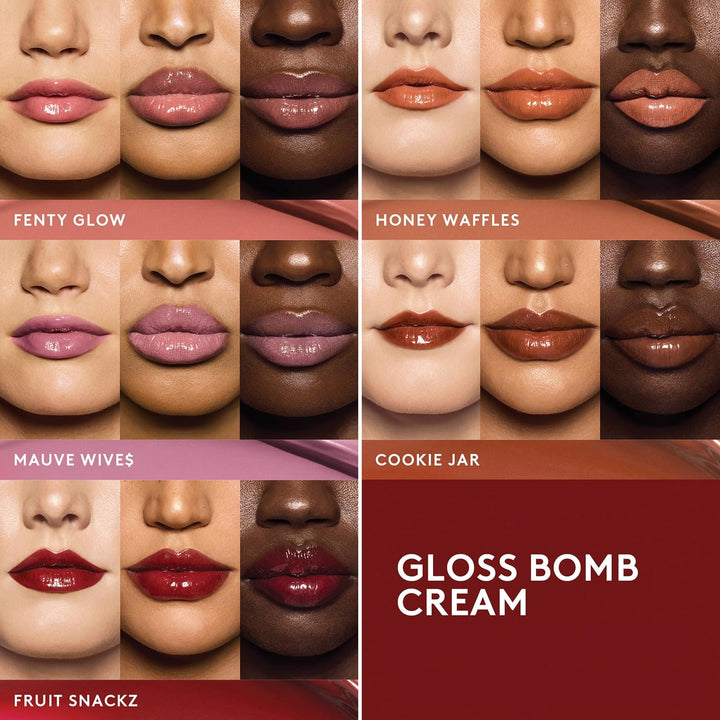 Gloss Bomb Color Drip Lip Cream - 04 Cookie Jar by Fenty Beauty for Women - 0.3 oz Lipstick