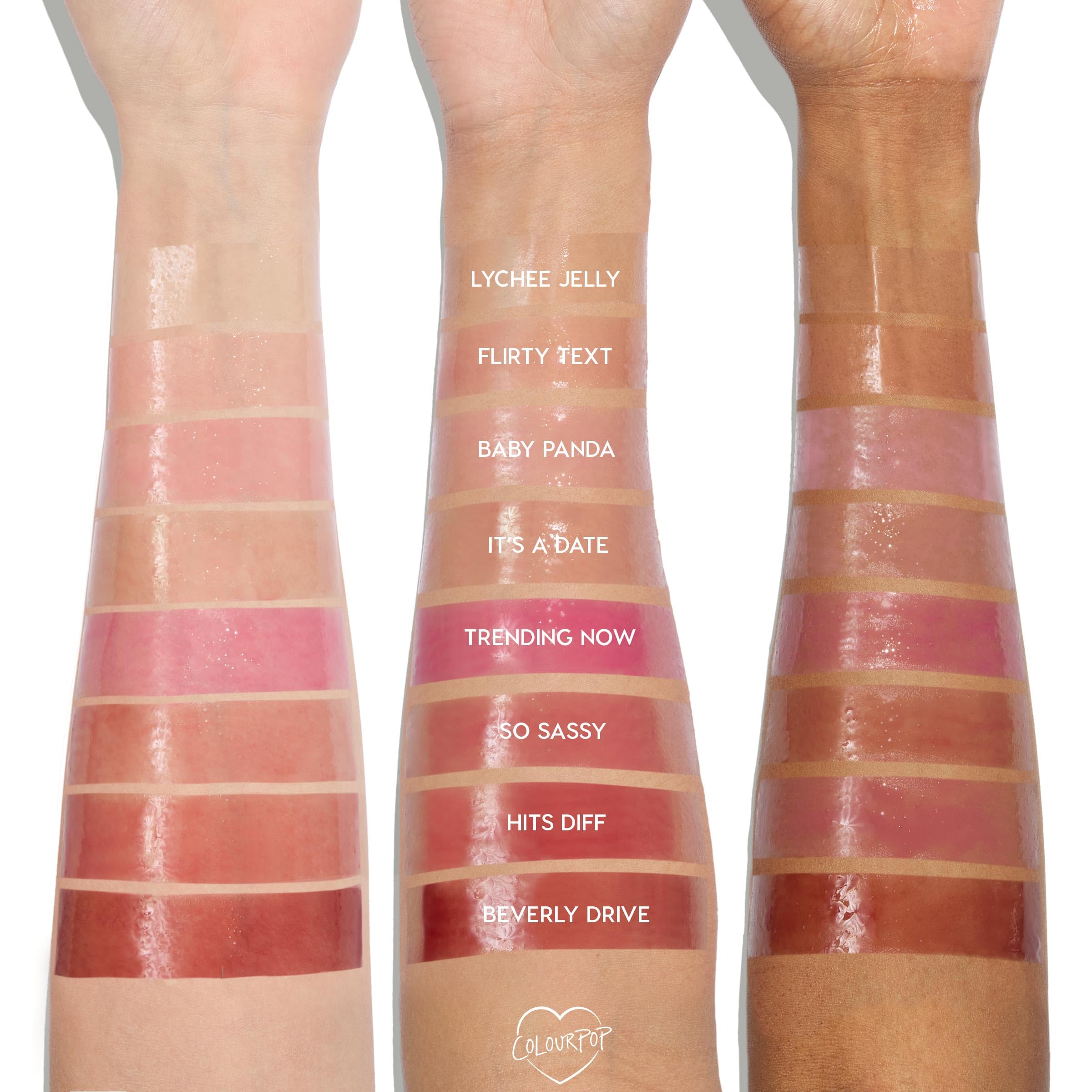 ColourPop So Juicy Plumping Glossy Lip Oil - Hydrating & Plumping Lip Oil with a Sheer Wash of Non-Sticky Color - Infused with Peptides, Ceramides & Ginger - Its a Date (0.29)